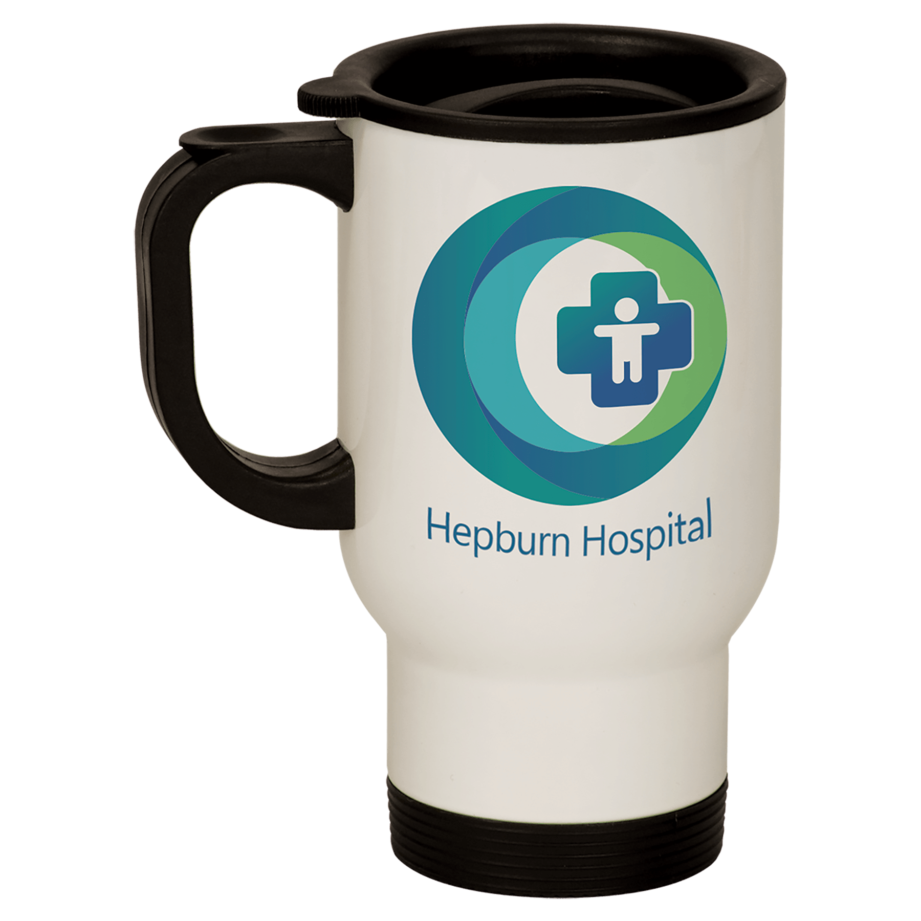 White Stainless Steel 14 oz. Travel Mug