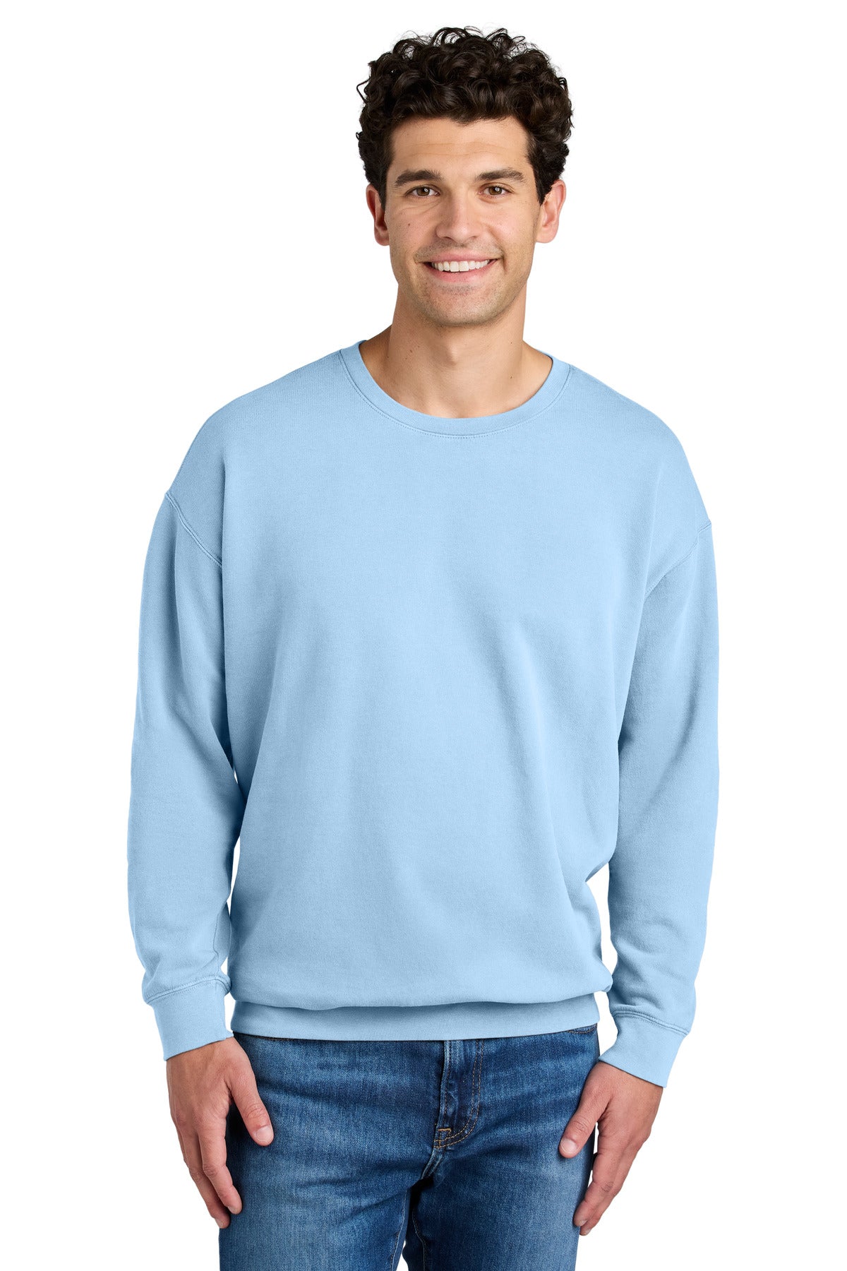 Custom Hydrangea Lightweight Crewneck 1466, personalized by SanCanDo Swag in Argyle, TX