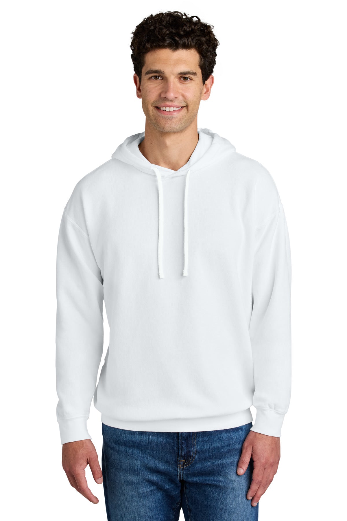 Custom White Lightweight Hoodie 1467, personalized by SanCanDo Swag in Argyle, TX