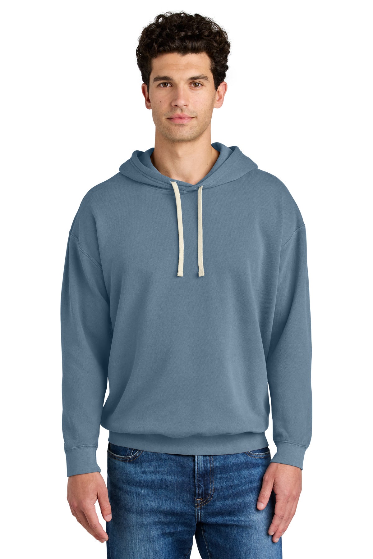 Custom Blue Jean Lightweight Hoodie 1467, personalized by SanCanDo Swag in Argyle, TX
