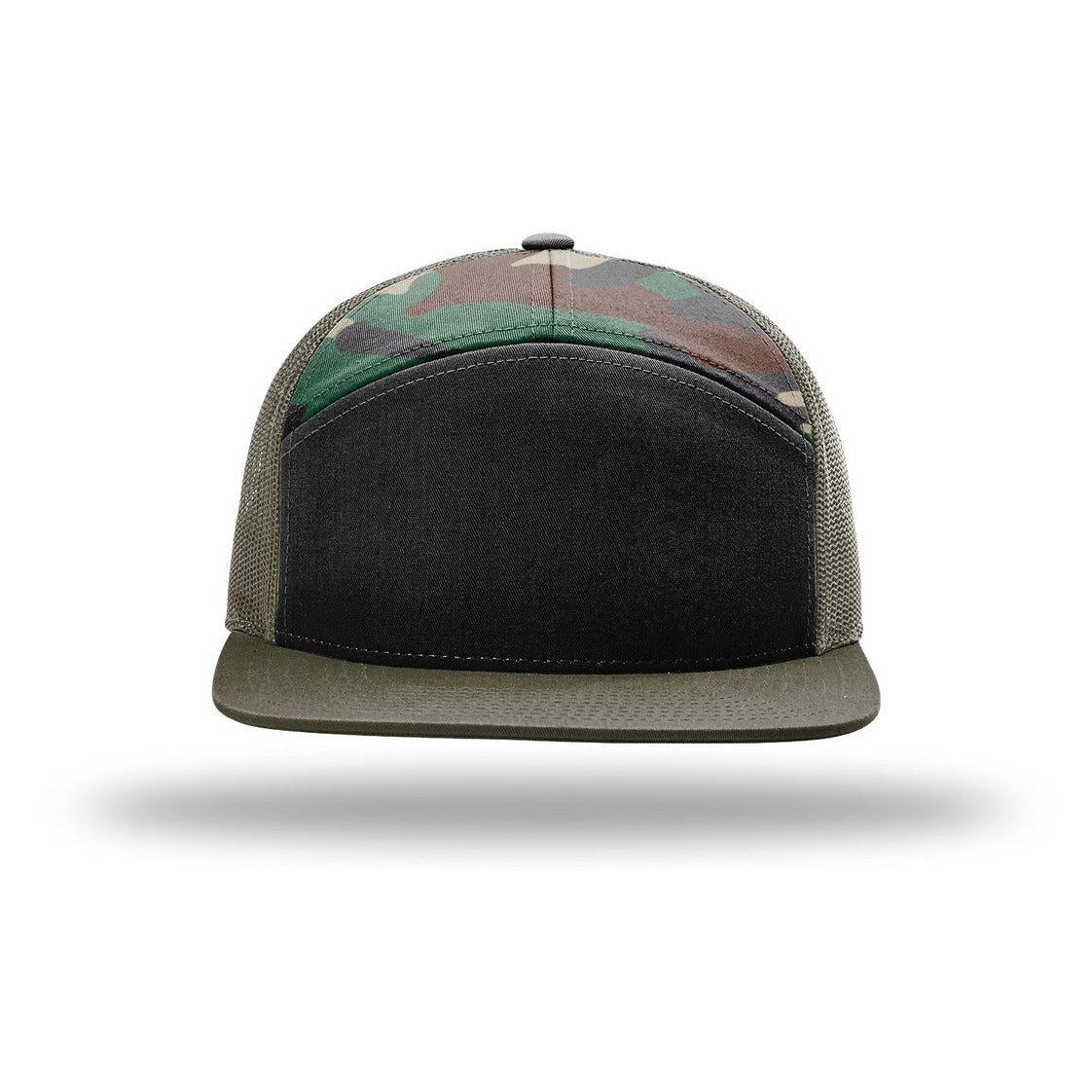 Black/ Green Camo/ Loden | Front | hat_front