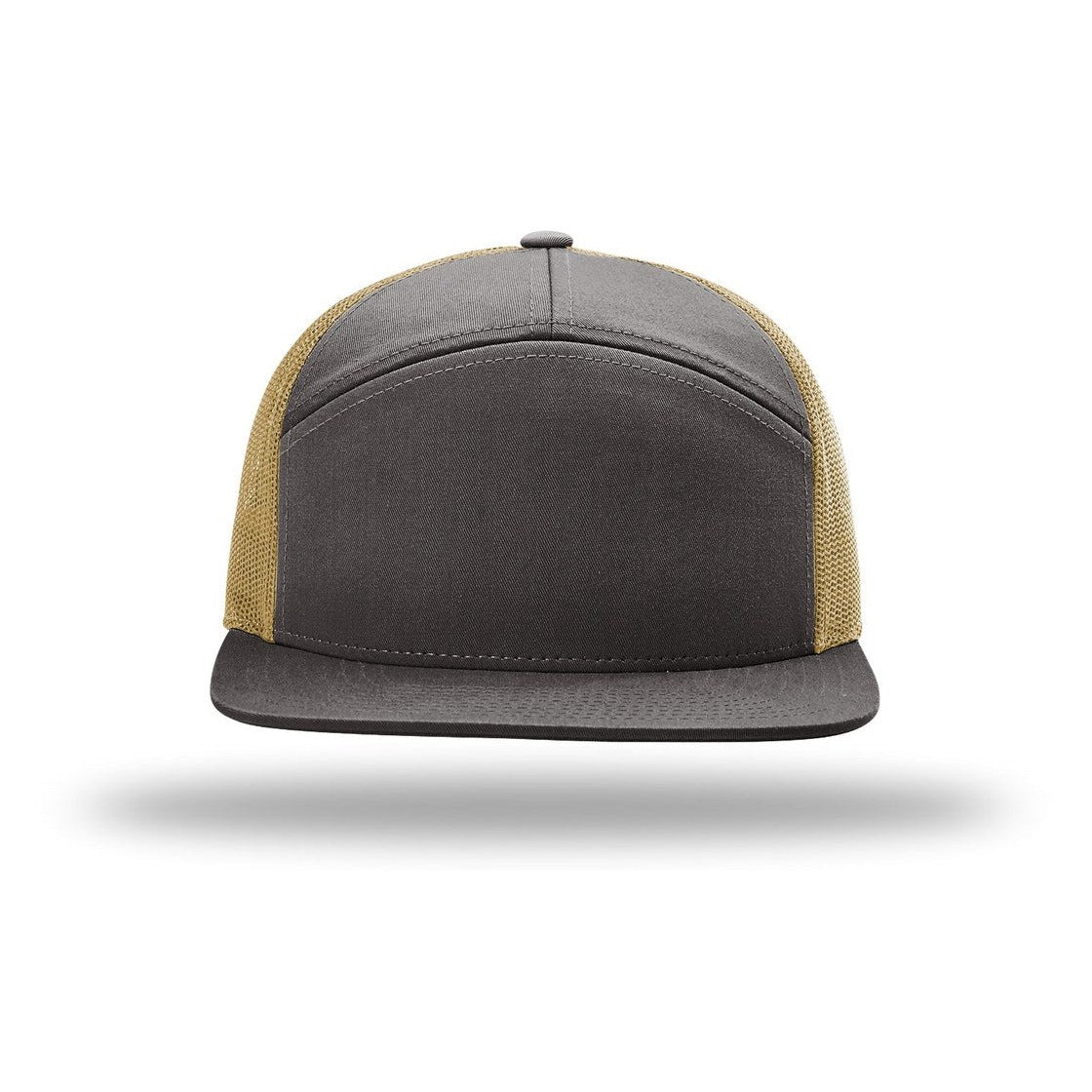 Charcoal/ Old Gold | Front | hat_front