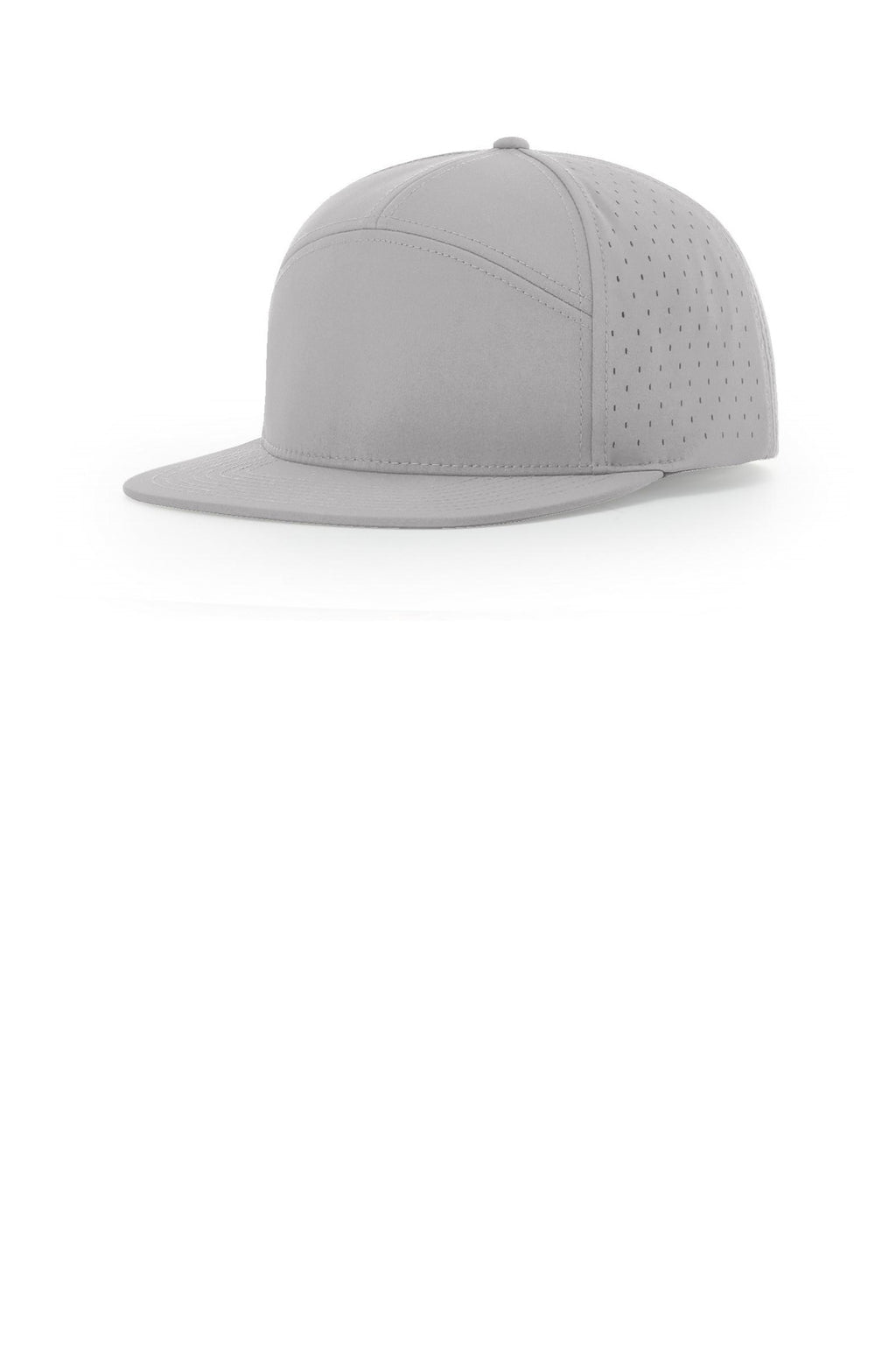 Custom Grey Cannon 7-Panel Flatbill 169, personalized by SanCanDo Swag in Argyle, TX