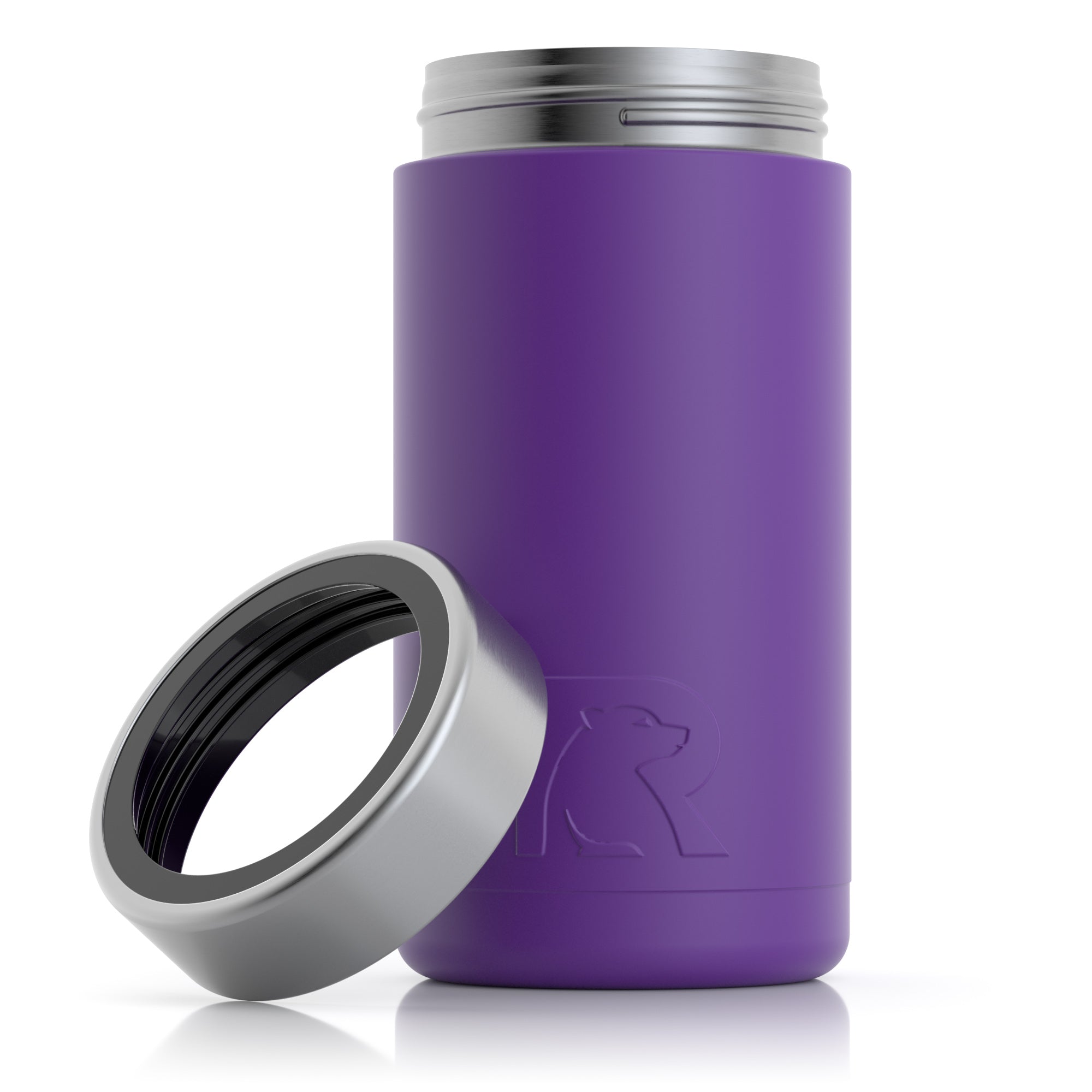 Custom Majestic Purple RTIC 16 oz Essential Craft Can Cooler, personalized by SanCanDo Swag in Argyle, TX