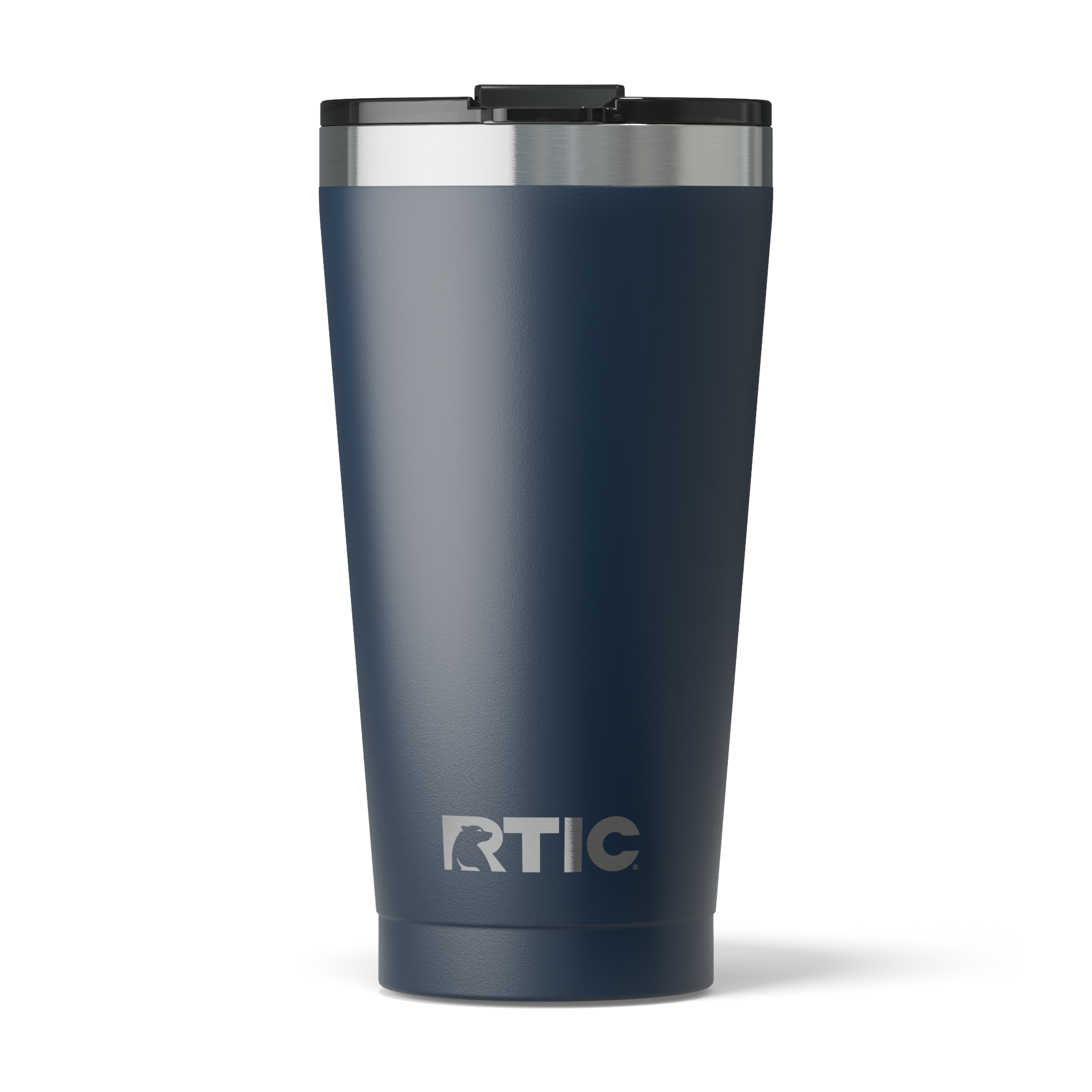 Custom Navy RTIC 16 oz Essential Pint Tumbler, personalized by SanCanDo Swag in Argyle, TX
