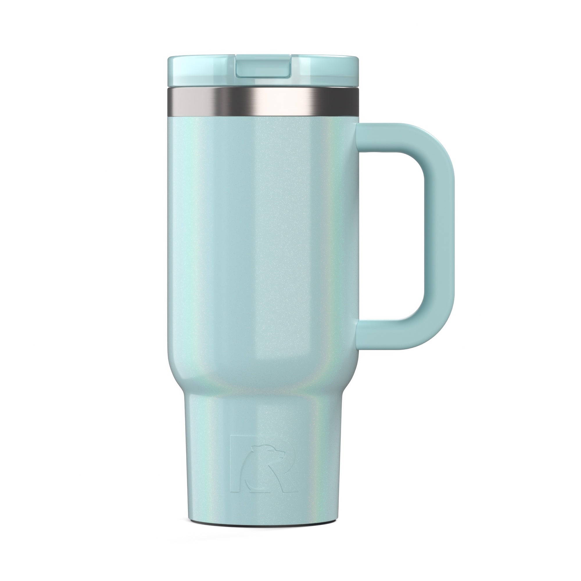 Custom RTIC Ice Glitter RTIC 16 oz Little Road Trip Tumbler, personalized by SanCanDo Swag in Argyle, TX