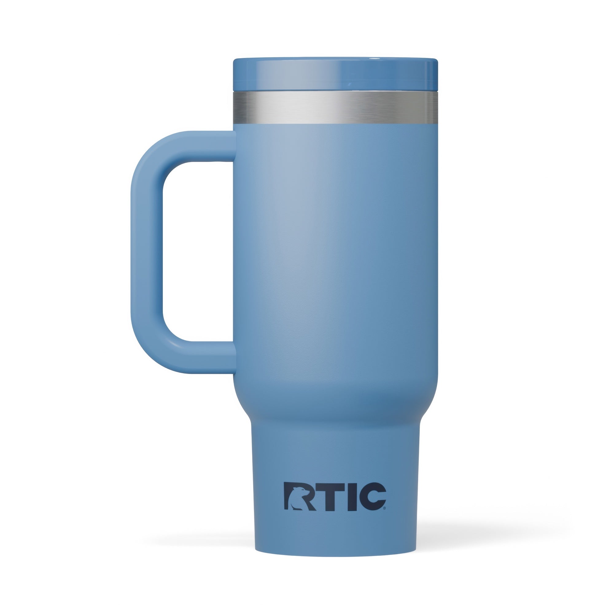 Custom Denim RTIC 16 oz Little Road Trip Tumbler, personalized by SanCanDo Swag in Argyle, TX