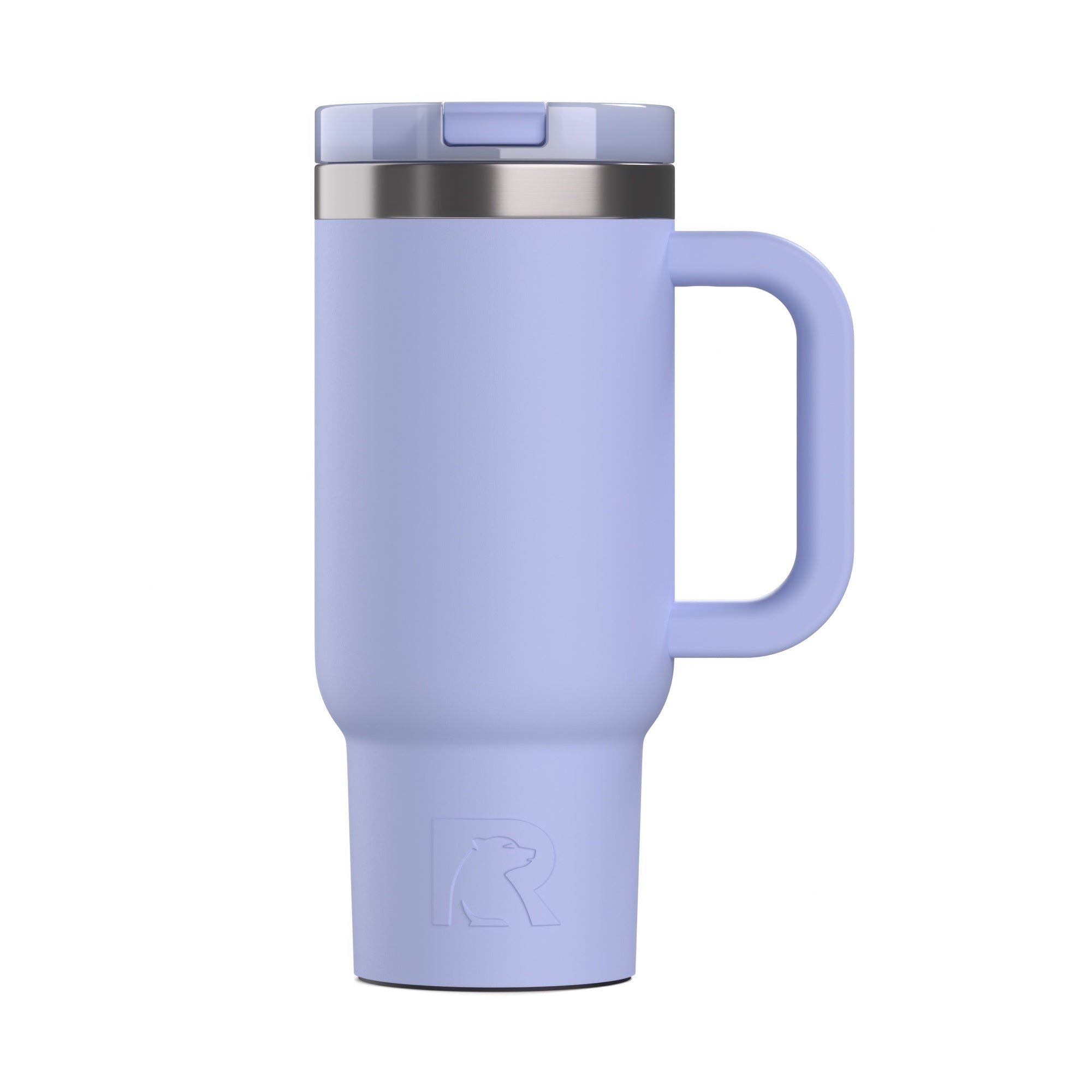 Custom Periwinkle RTIC 16 oz Little Road Trip Tumbler, personalized by SanCanDo Swag in Argyle, TX