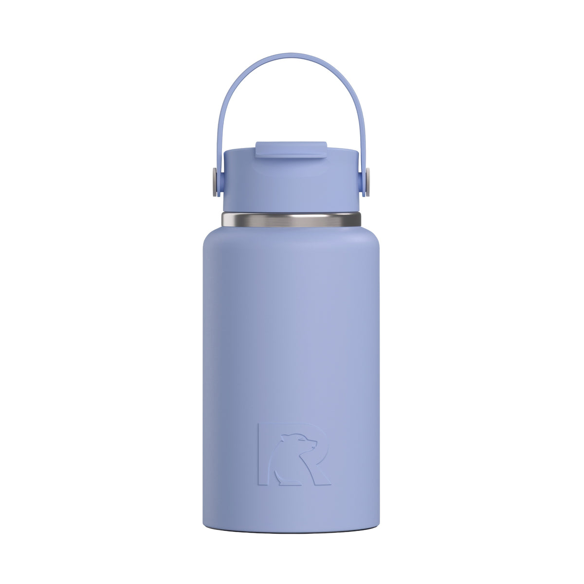 Custom RTIC 16 oz Outback Bottle in Periwinkle, personalized by SanCanDo Swag in Argyle, TX