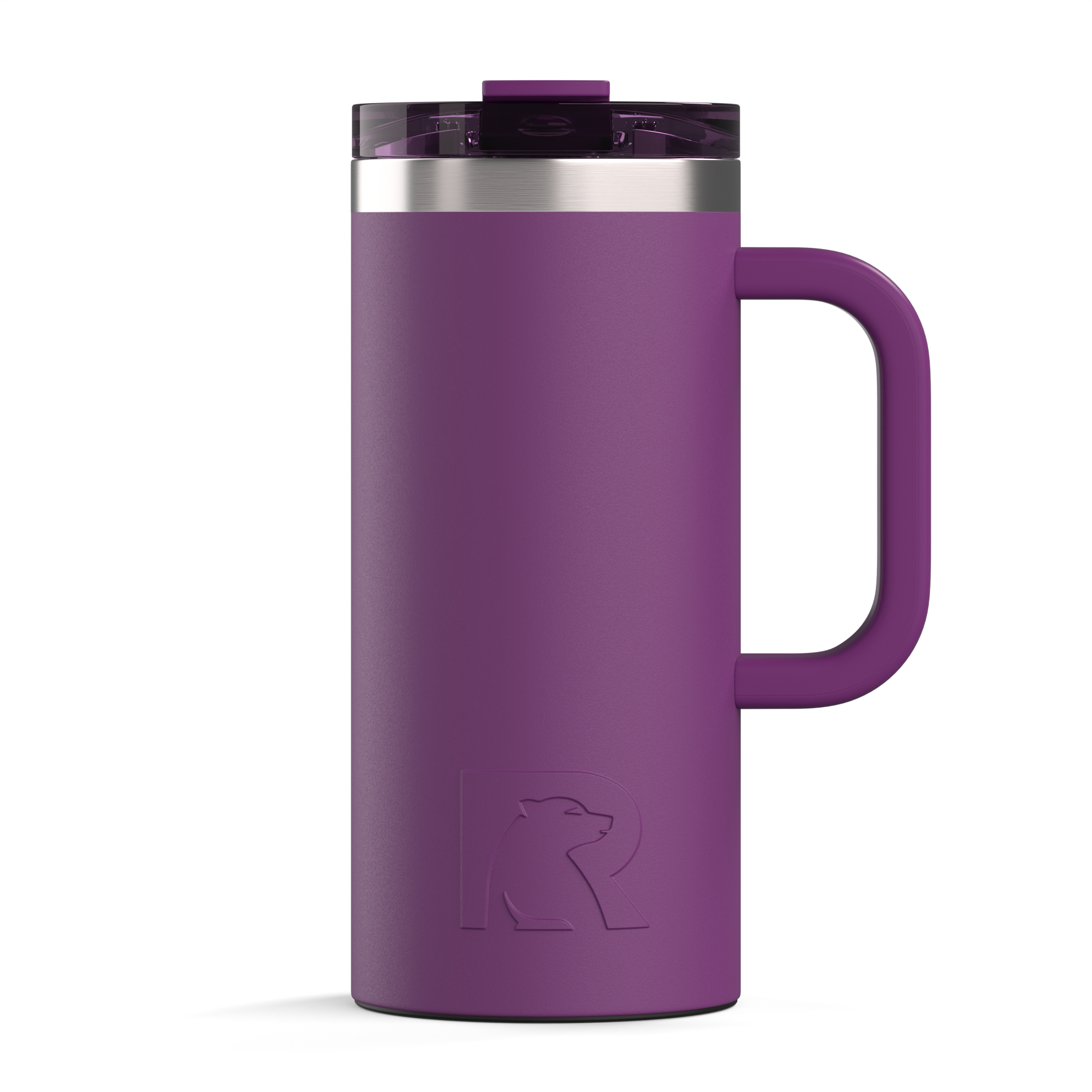 Custom Berry Jam RTIC 16 oz Road Trip Travel Mug, personalized by SanCanDo Swag in Argyle, TX