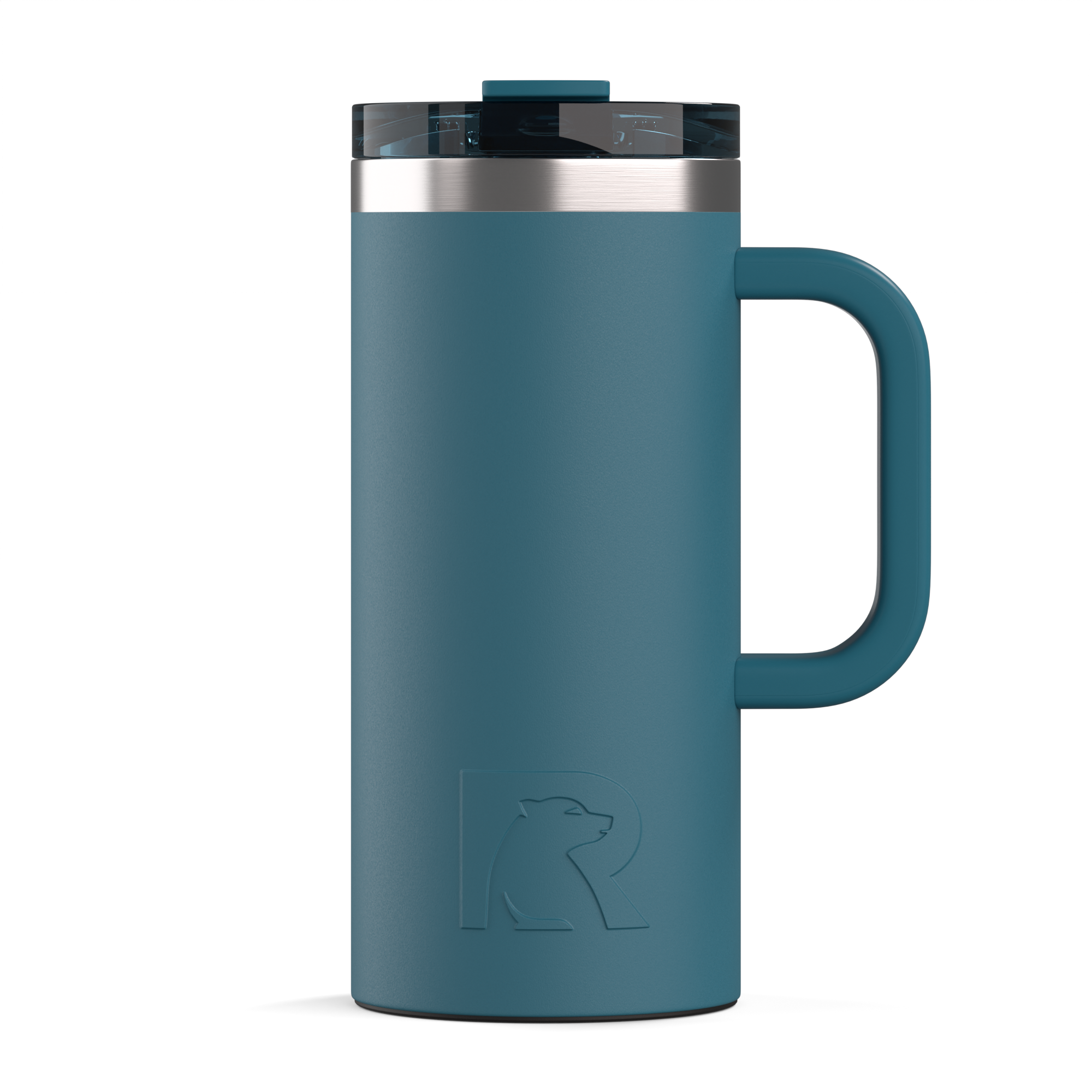 Custom Marine RTIC 16 oz Road Trip Travel Mug, personalized by SanCanDo Swag in Argyle, TX