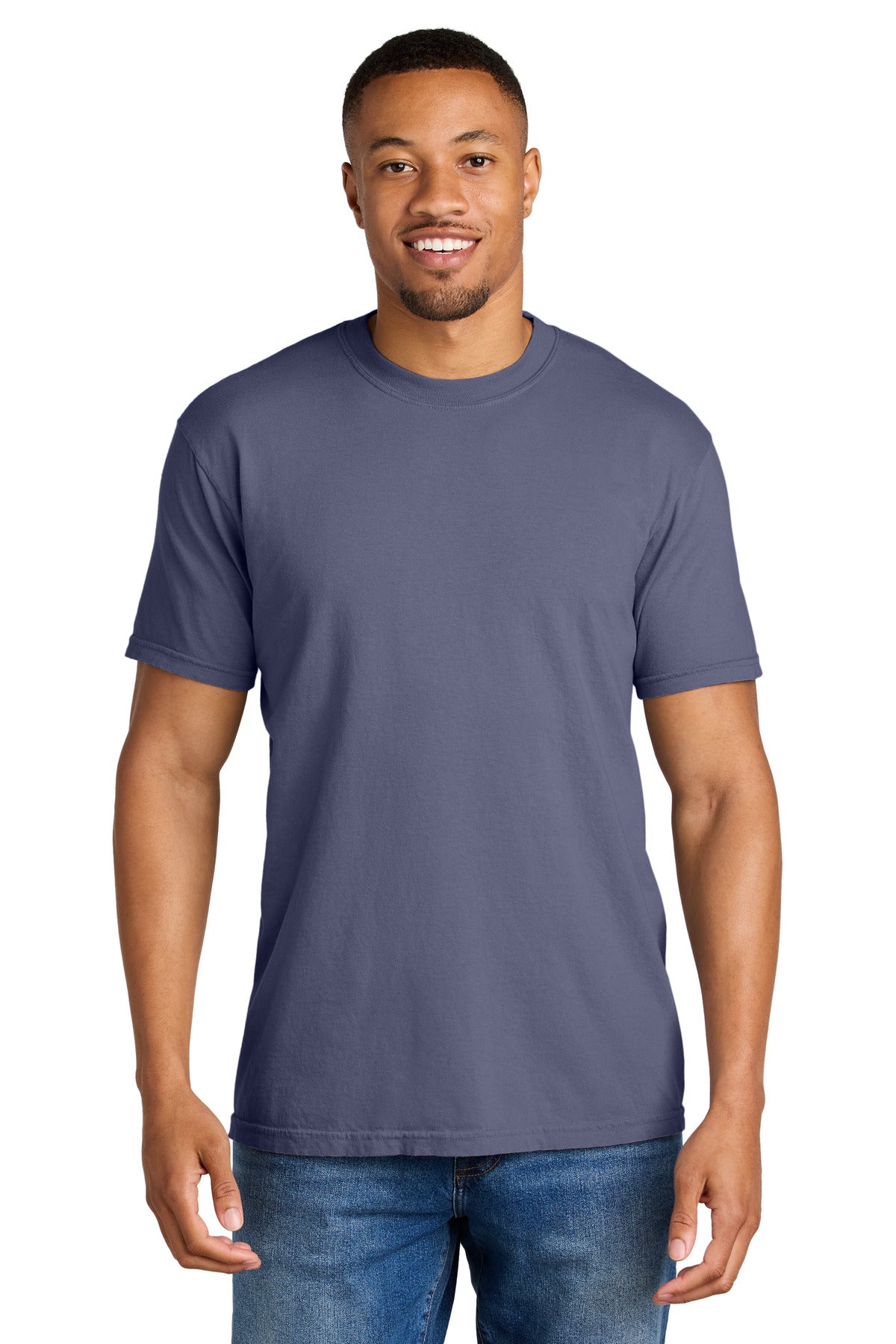 Custom Grape Heavyweight Tee 1717, personalized by SanCanDo Swag in Argyle, TX