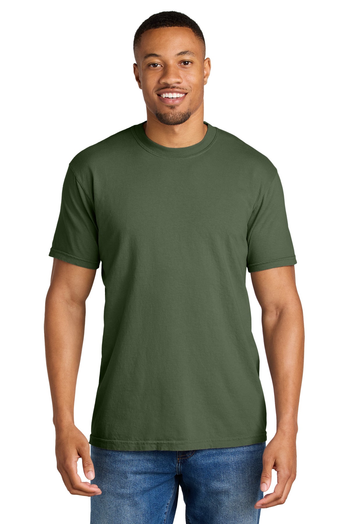 Custom Hemp Heavyweight Tee 1717, personalized by SanCanDo Swag in Argyle, TX
