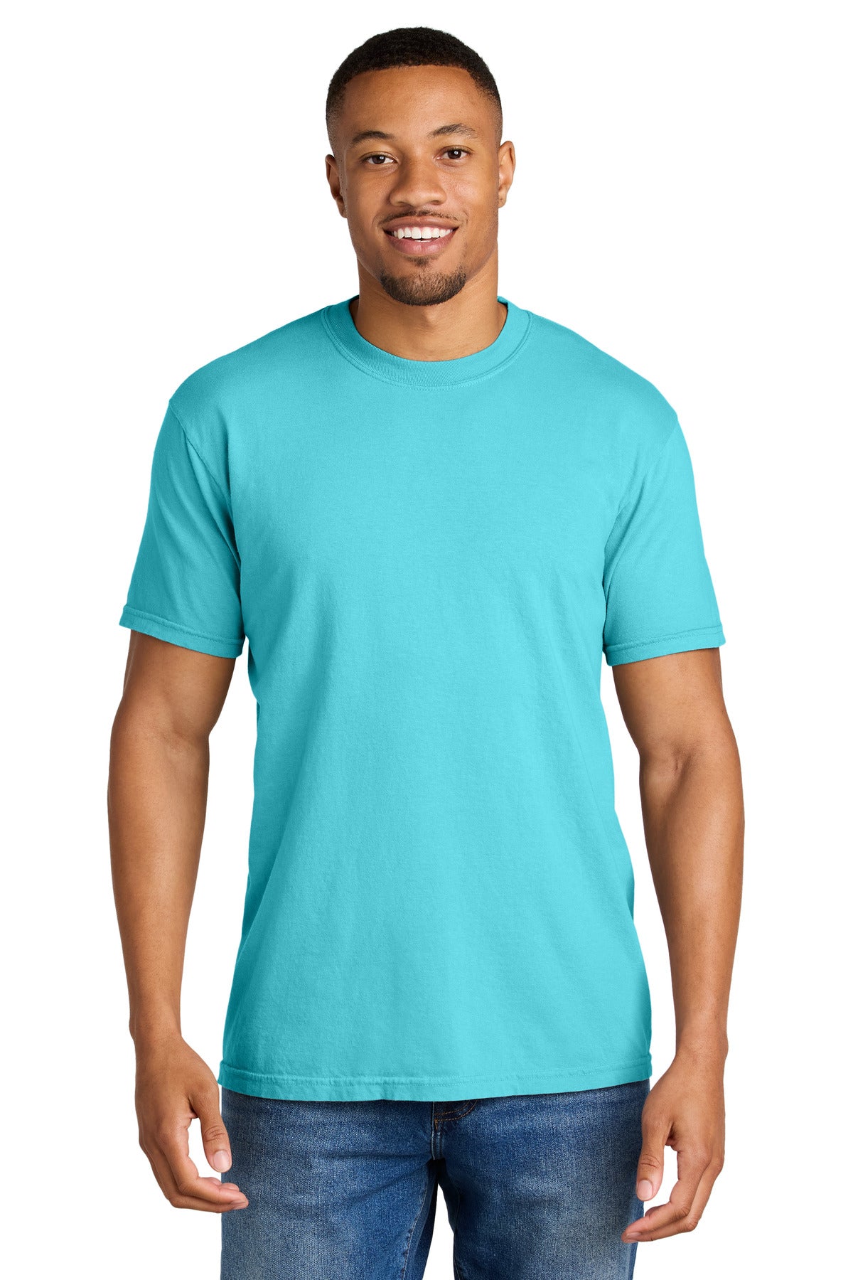 Custom Lagoon Heavyweight Tee 1717, personalized by SanCanDo Swag in Argyle, TX