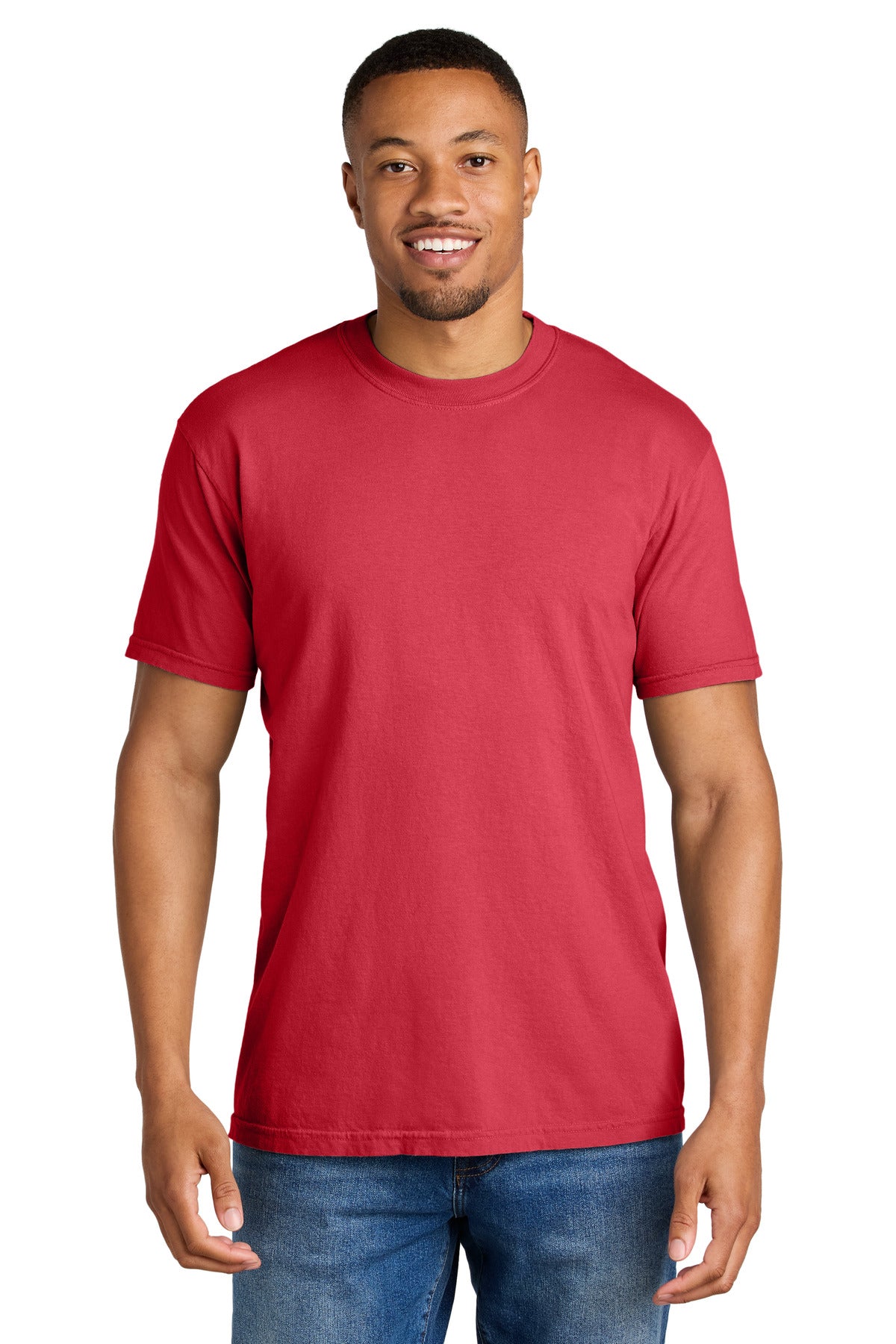 Custom Paprika Heavyweight Tee 1717, personalized by SanCanDo Swag in Argyle, TX