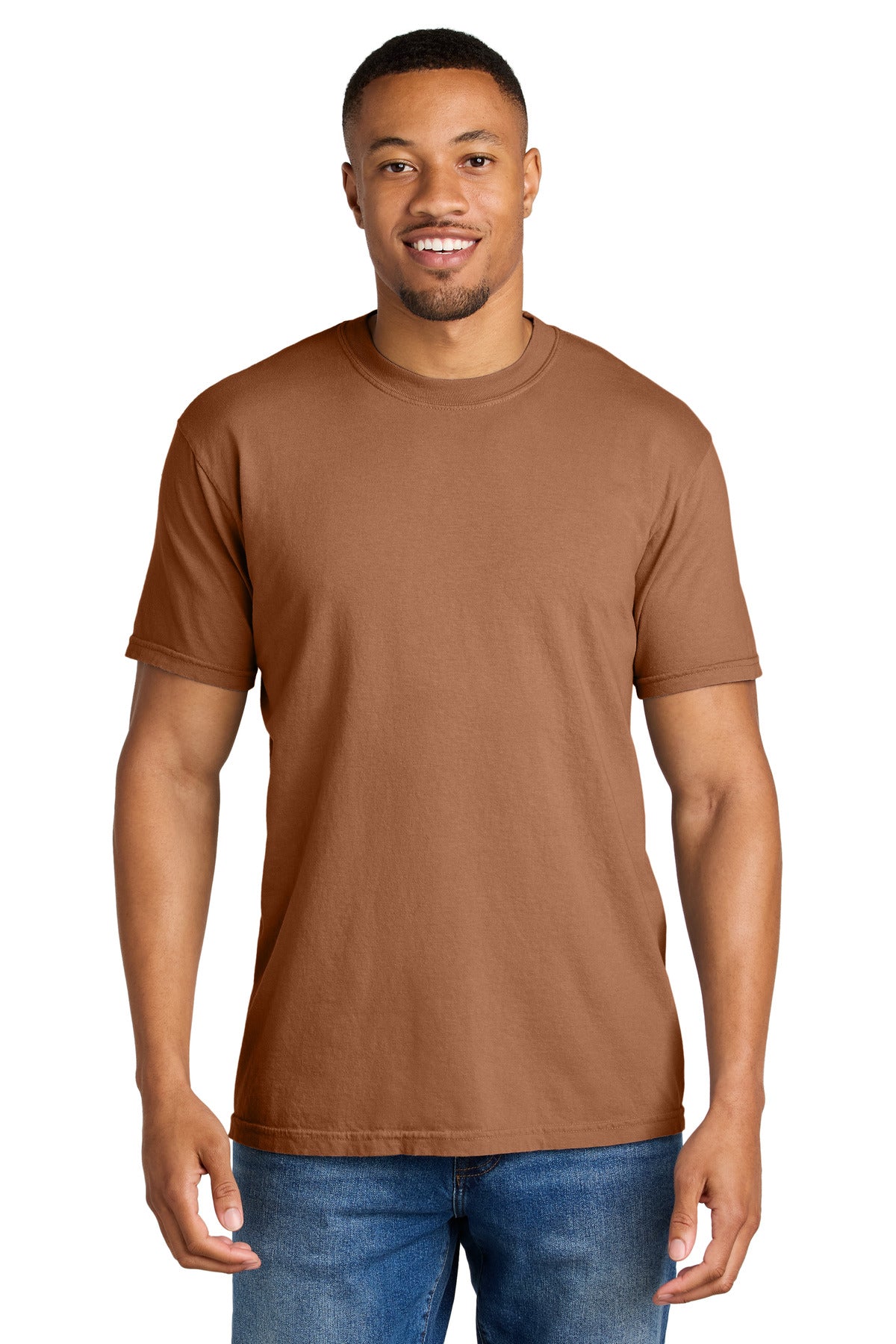Custom Yam Heavyweight Tee 1717, personalized by SanCanDo Swag in Argyle, TX