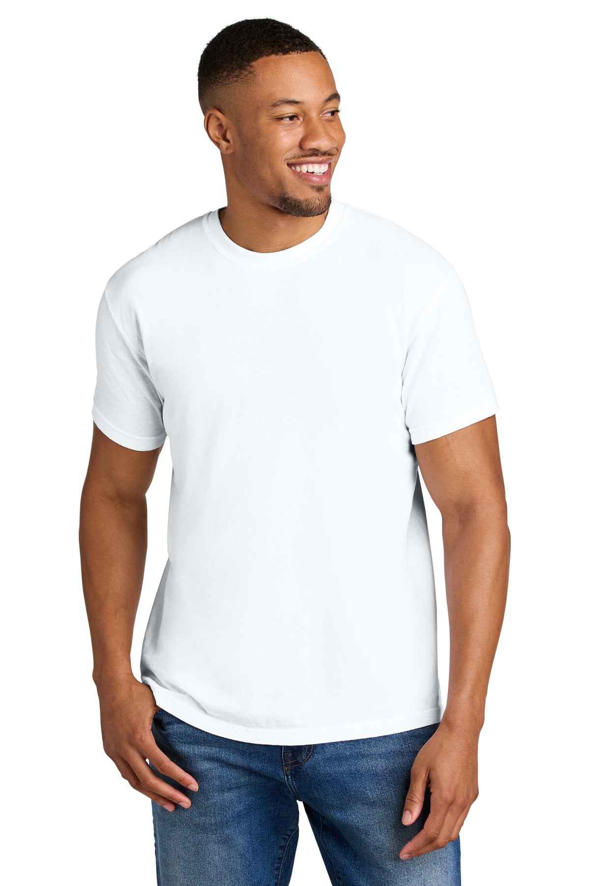 Custom White Heavyweight Tee 1717, personalized by SanCanDo Swag in Argyle, TX