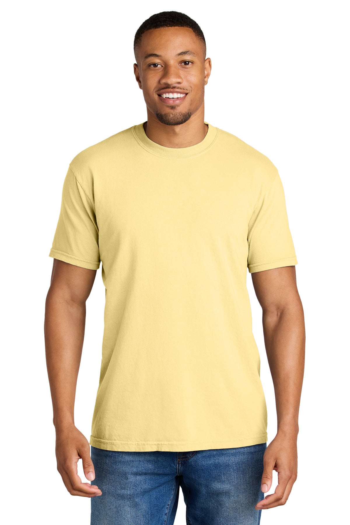 Custom Butter Heavyweight Tee 1717, personalized by SanCanDo Swag in Argyle, TX