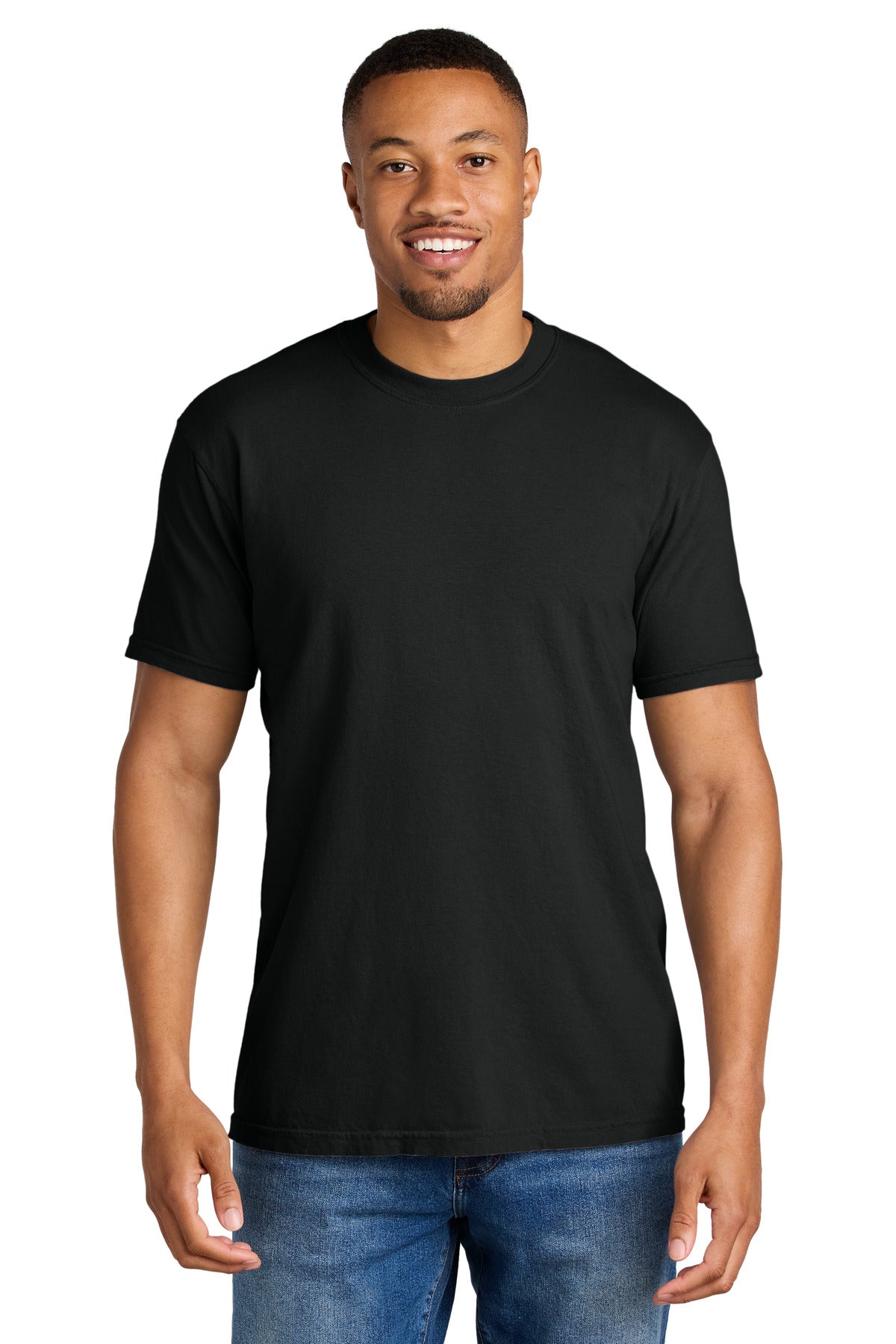 Custom Black Heavyweight Tee 1717, personalized by SanCanDo Swag in Argyle, TX