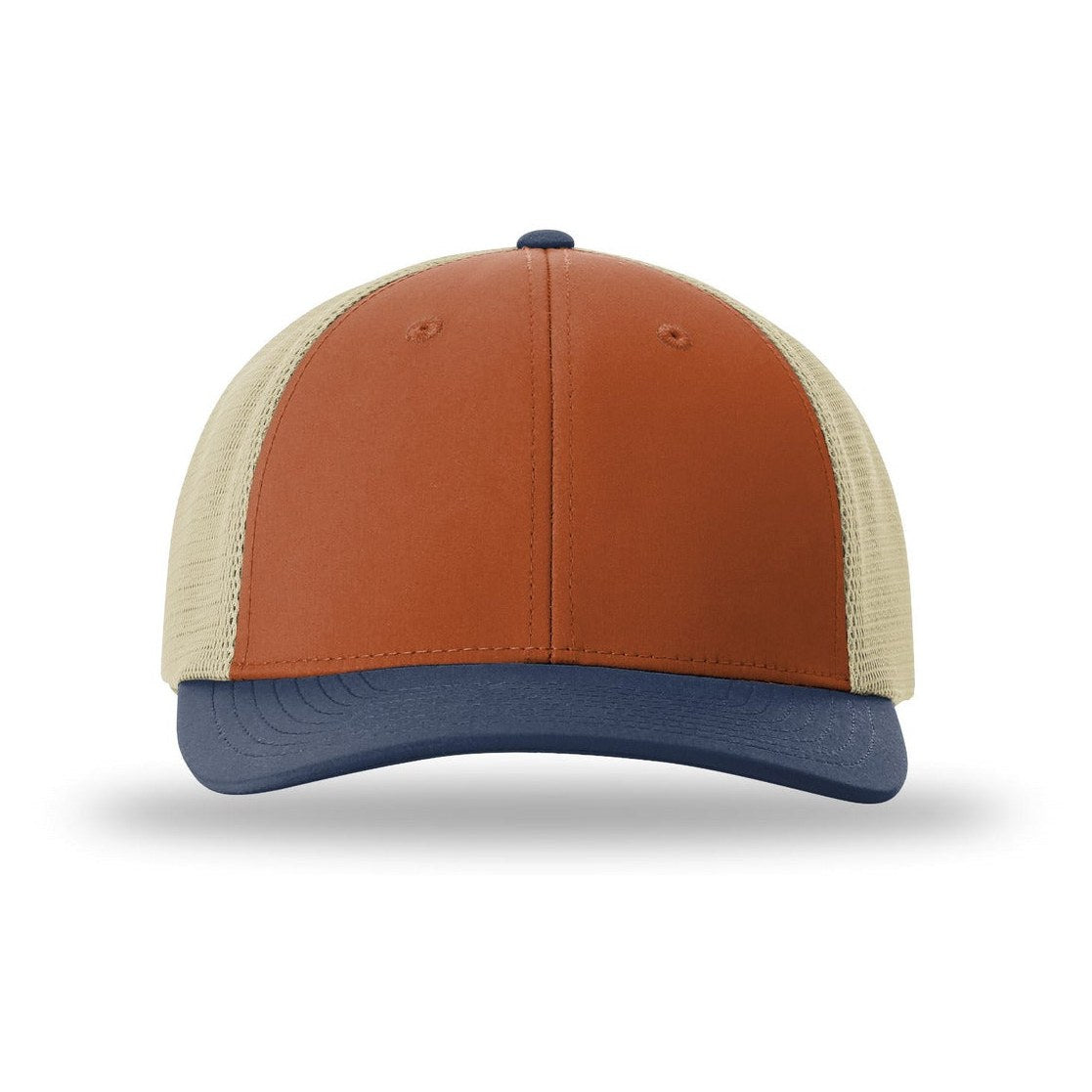 Desert Orange/ Light Khaki/ Insignia Blue | Front | hat_front