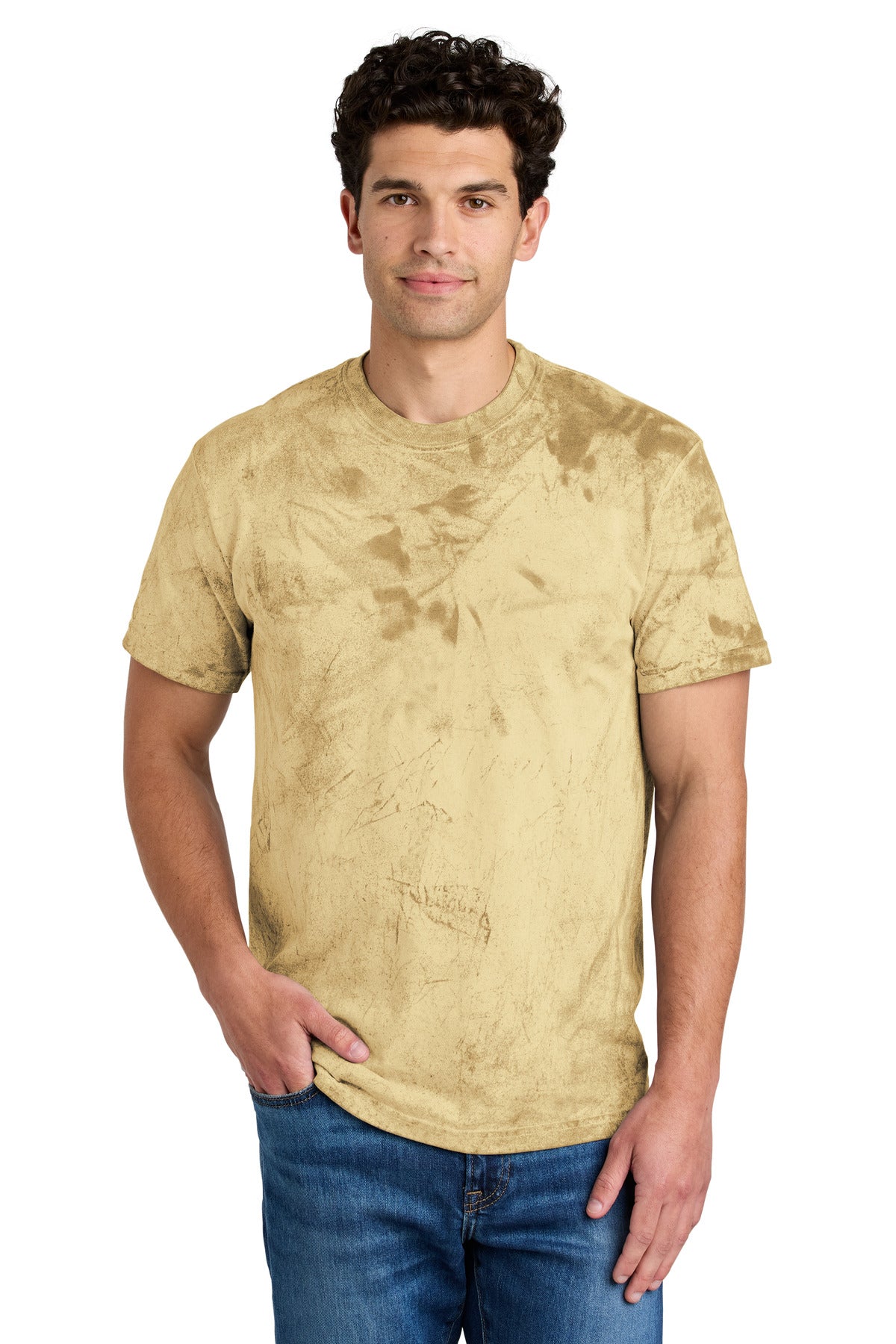 Custom Citrine Heavyweight Color Blast Tee 1745, personalized by SanCanDo Swag in Argyle, TX