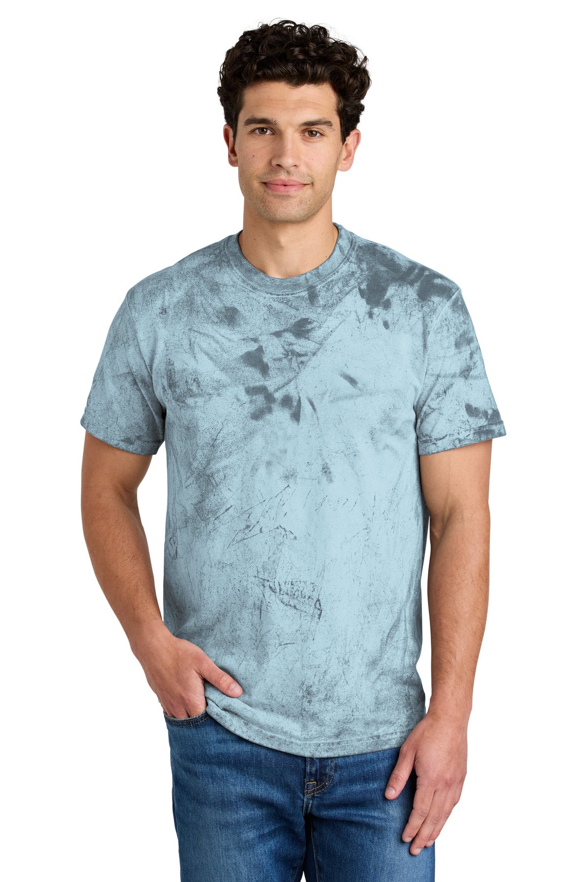 Custom Ocean Heavyweight Color Blast Tee 1745, personalized by SanCanDo Swag in Argyle, TX