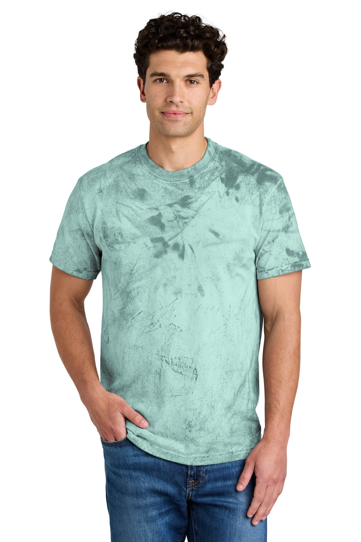 Custom Sea Glass Heavyweight Color Blast Tee 1745, personalized by SanCanDo Swag in Argyle, TX