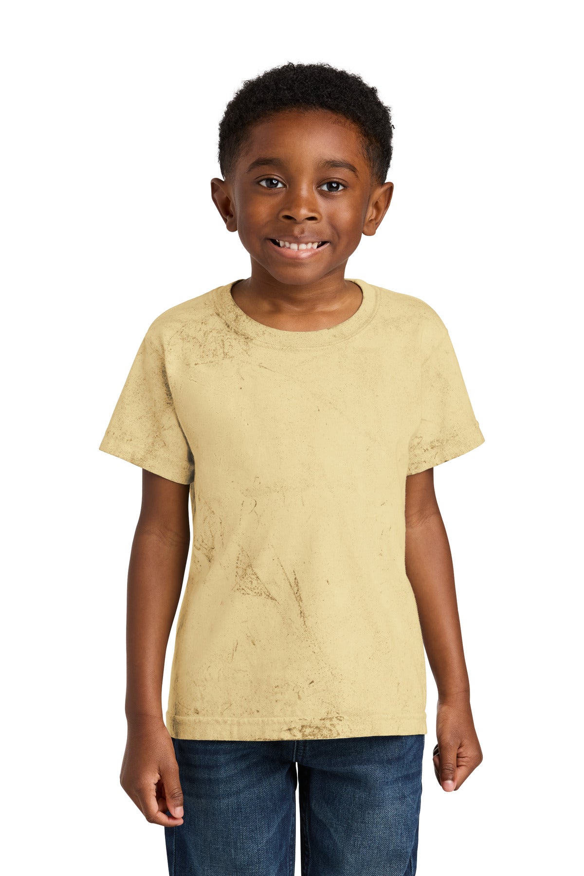 Custom Citrine Youth Heavyweight Color Blast Tee 1745Y, personalized by SanCanDo Swag in Argyle, TX