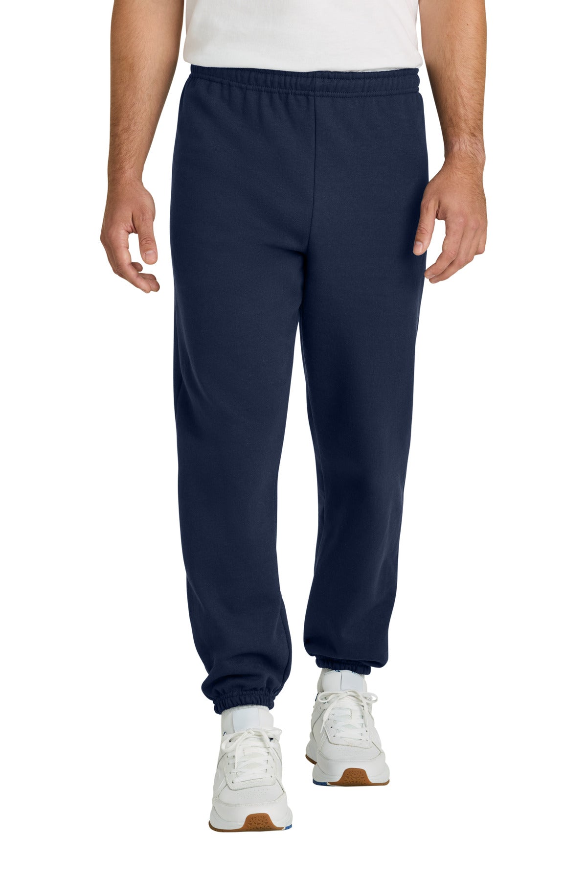 Custom Navy Heavy Blend Sweatpant 18200, personalized by SanCanDo Swag in Argyle, TX