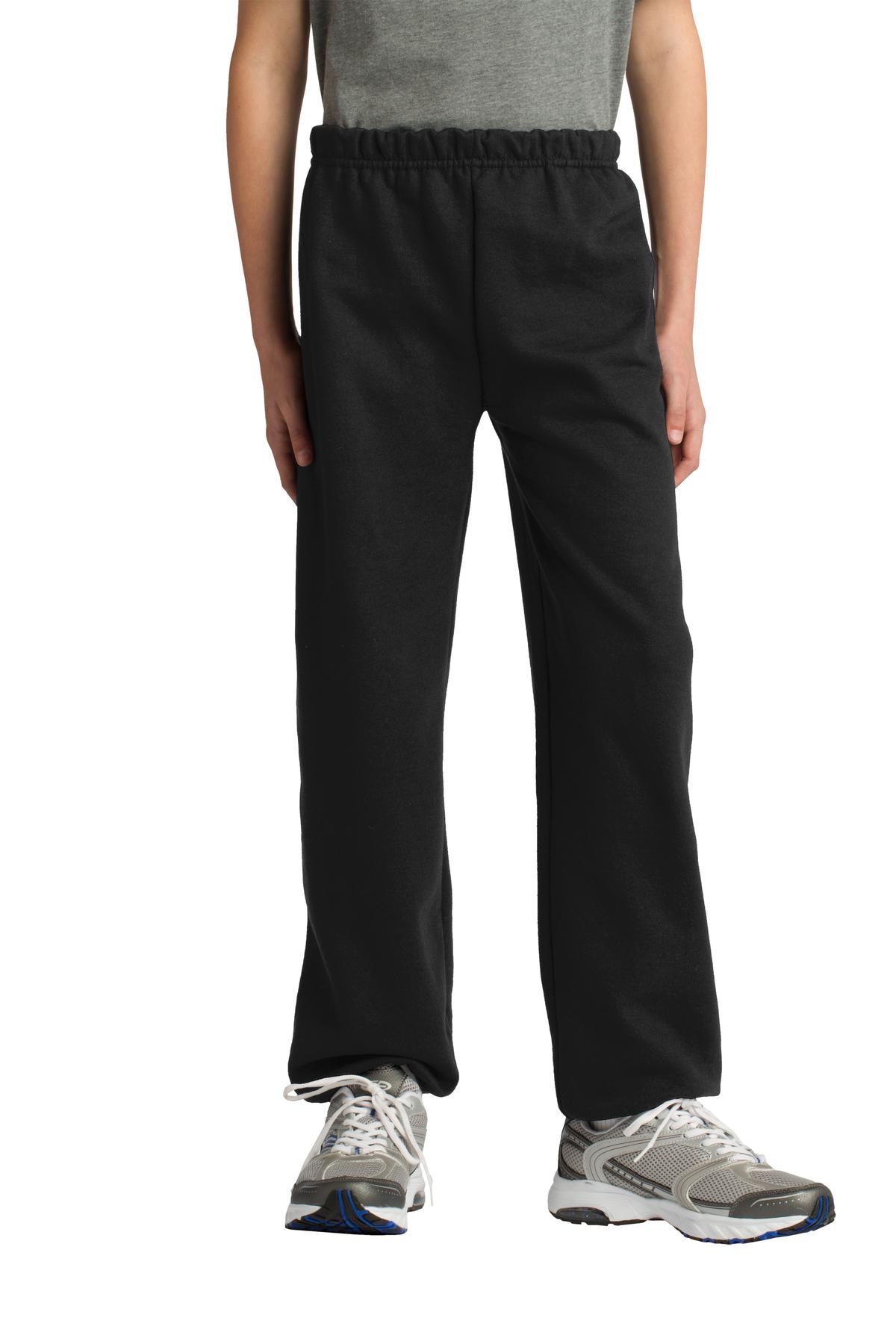 Custom Black Youth Heavy Blend Sweatpant 18200B, personalized by SanCanDo Swag in Argyle, TX