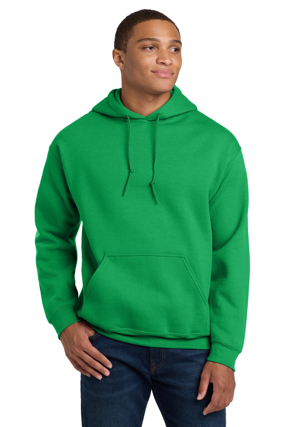 Custom Irish Green Heavy Blend Hoodie 18500, personalized by SanCanDo Swag in Argyle, TX