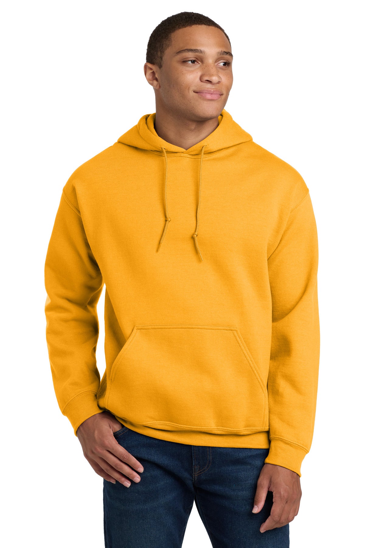 Custom Gold Heavy Blend Hoodie 18500, personalized by SanCanDo Swag in Argyle, TX