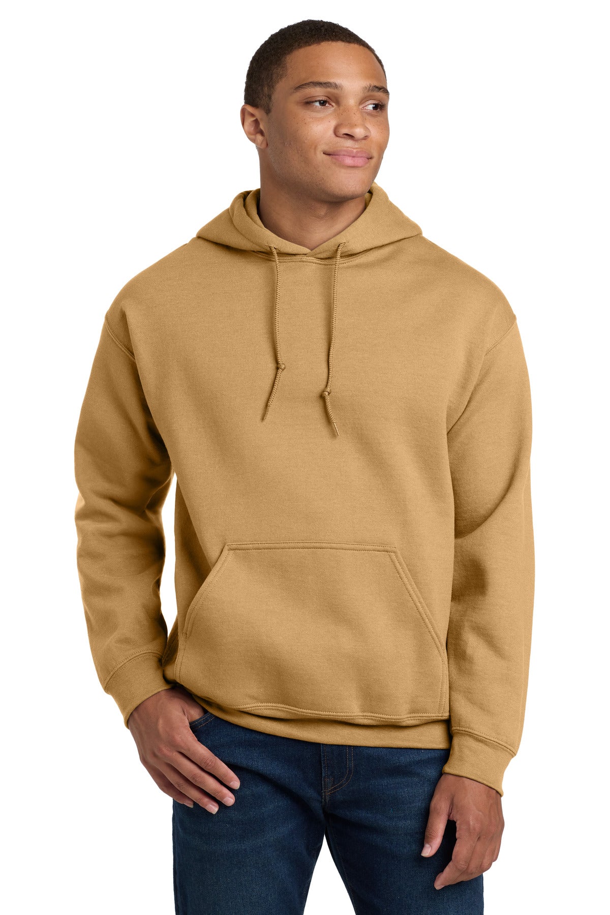 Custom Old Gold Heavy Blend Hoodie 18500, personalized by SanCanDo Swag in Argyle, TX