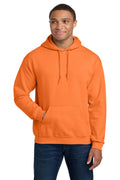 Custom S. Orange Heavy Blend Hoodie 18500, personalized by SanCanDo Swag in Argyle, TX