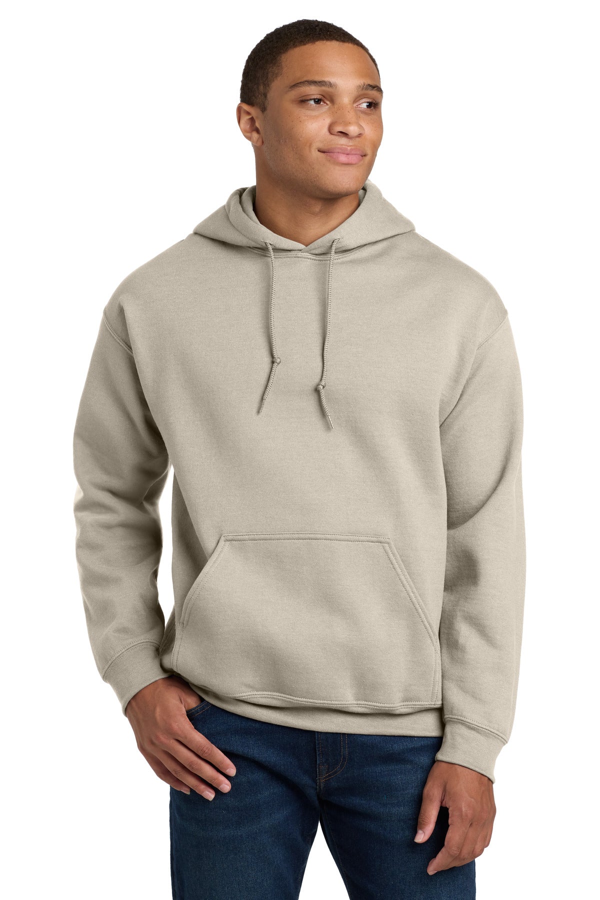 Custom Sand Heavy Blend Hoodie 18500, personalized by SanCanDo Swag in Argyle, TX