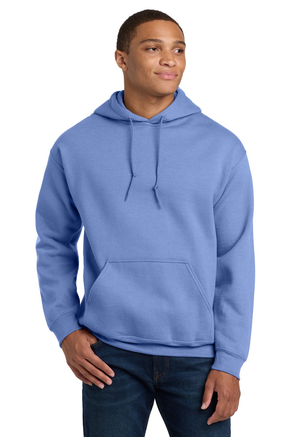 Custom Violet Heavy Blend Hoodie 18500, personalized by SanCanDo Swag in Argyle, TX