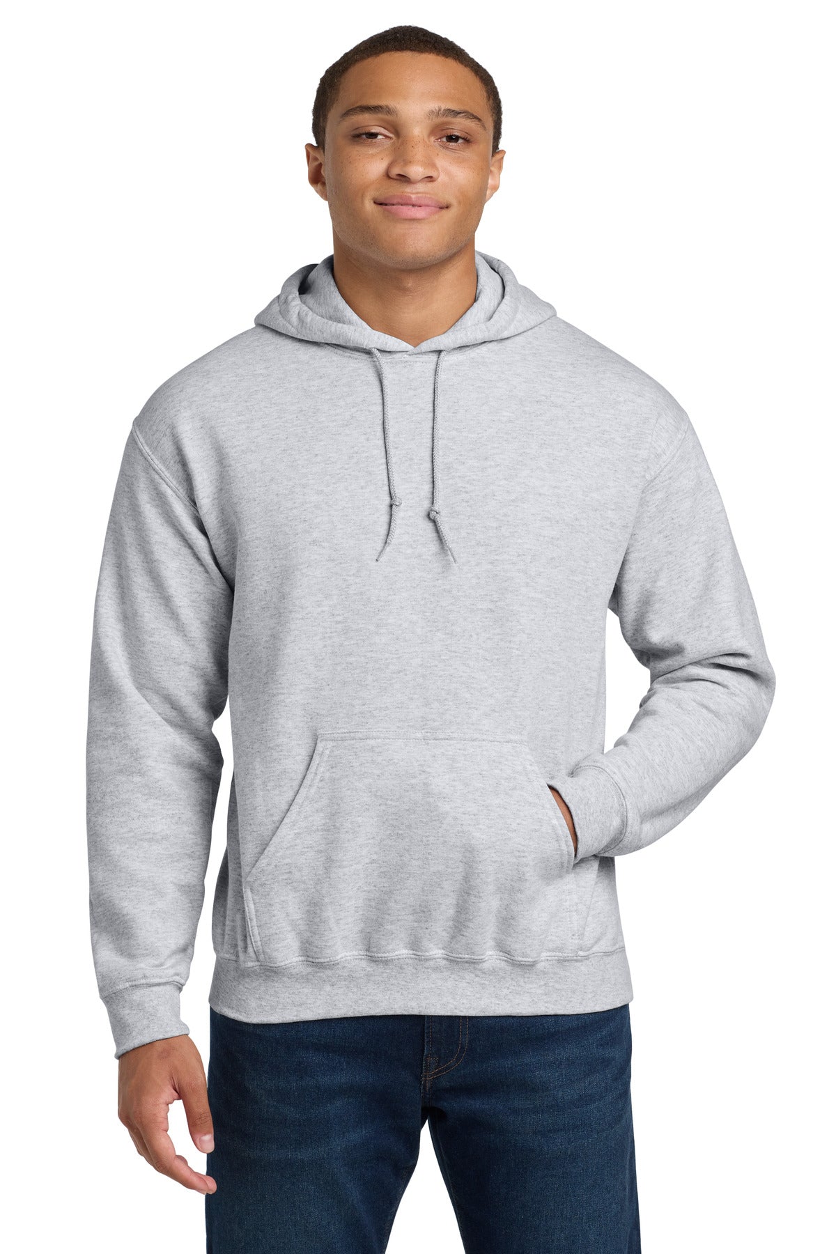 Custom Ash Heavy Blend Hoodie 18500, personalized by SanCanDo Swag in Argyle, TX
