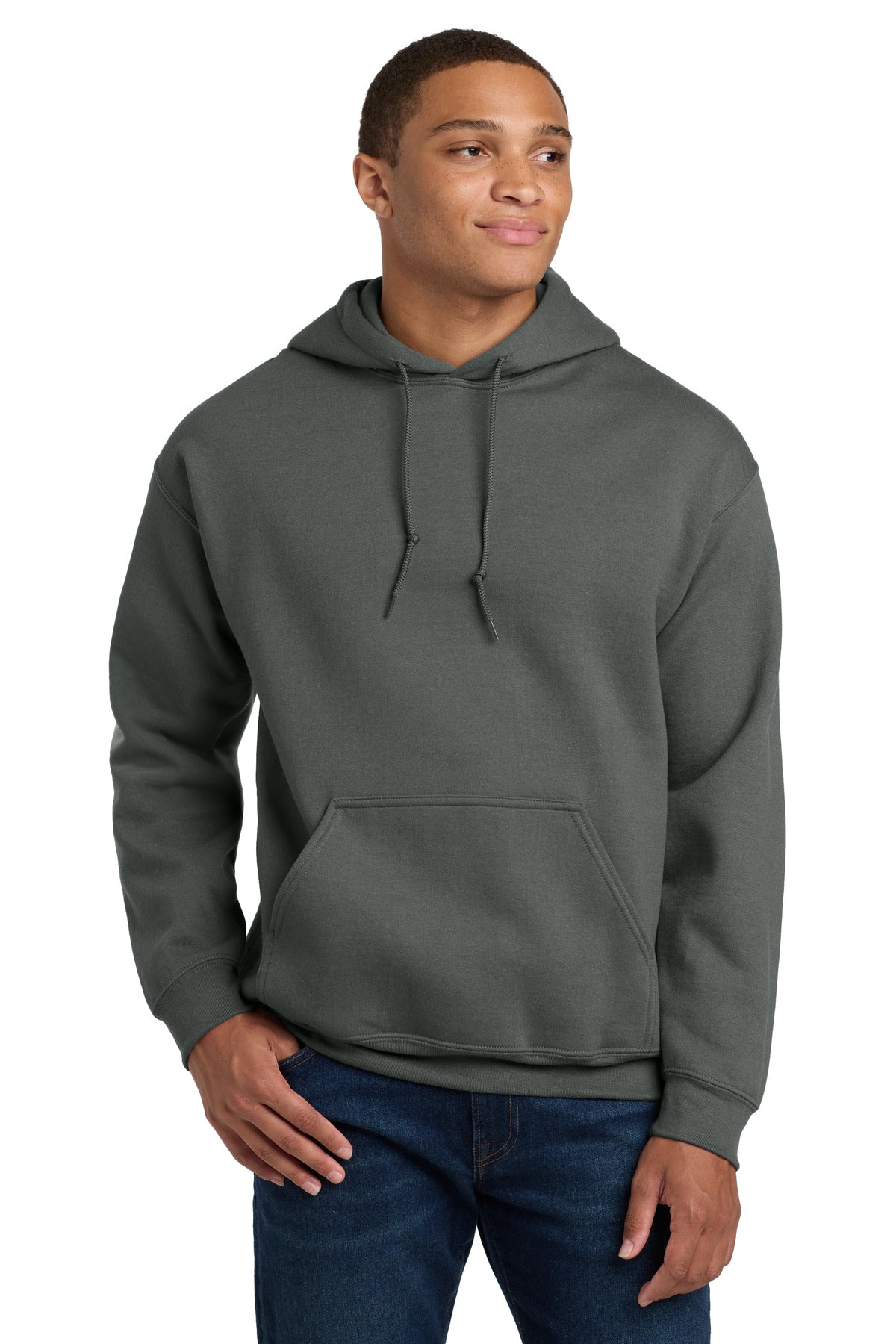 Custom Charcoal Heavy Blend Hoodie 18500, personalized by SanCanDo Swag in Argyle, TX