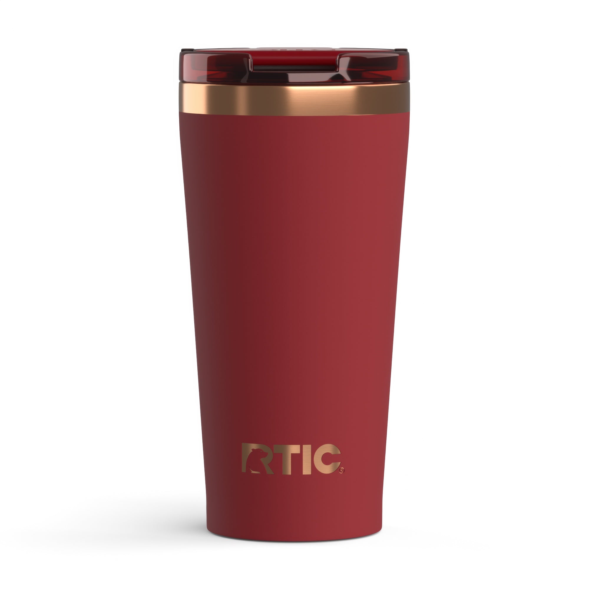 Custom Black Cherry RTIC 18 oz Happy Hour Pint Tumbler, personalized by SanCanDo Swag in Argyle, TX