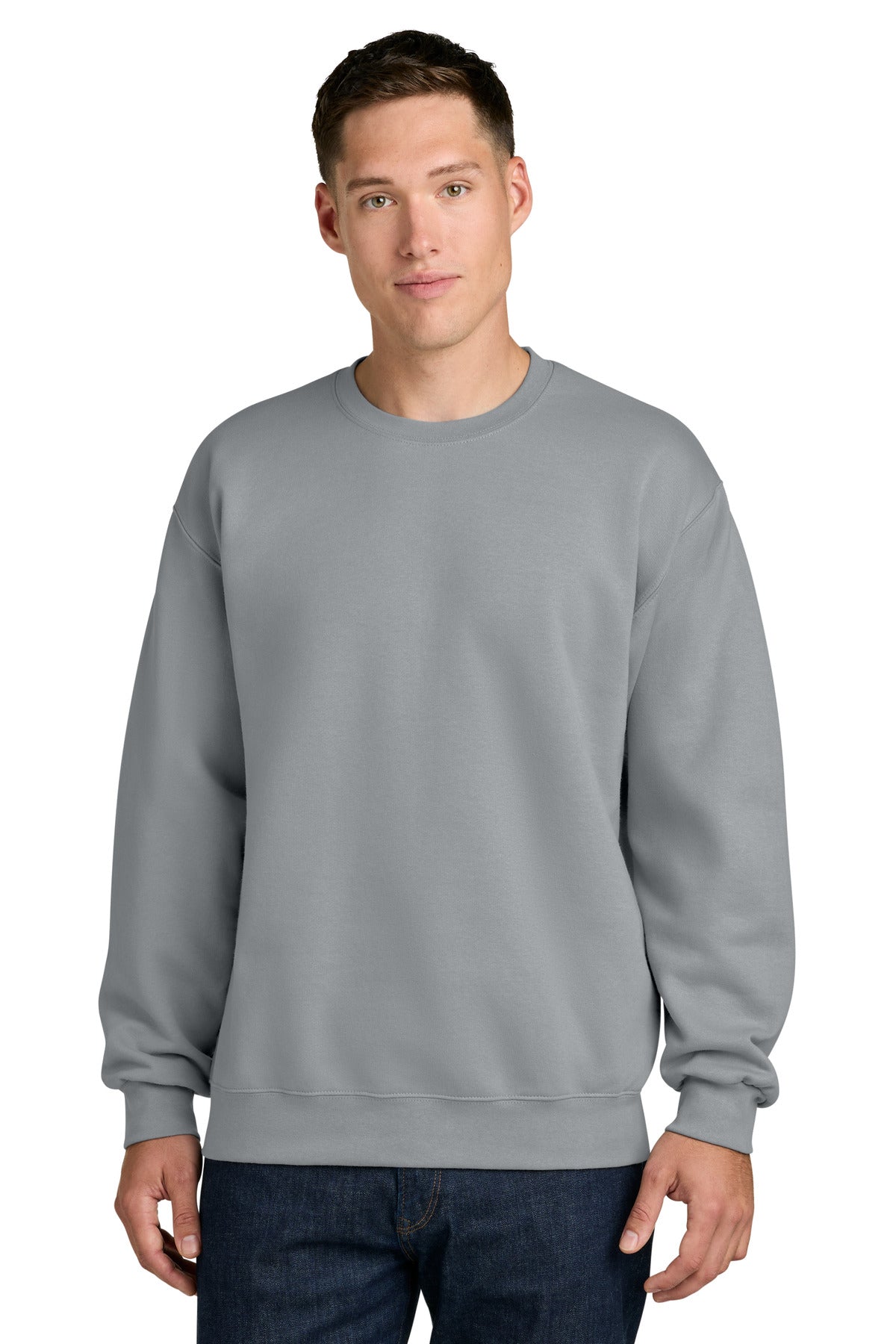 Custom Gravel Hammer Maxweight Crewneck 19000, personalized by SanCanDo Swag in Argyle, TX