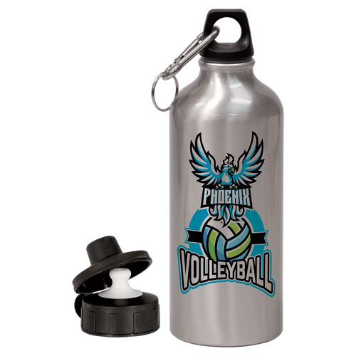 Silver 20 oz. Sublimatable Aluminum Water Bottle
