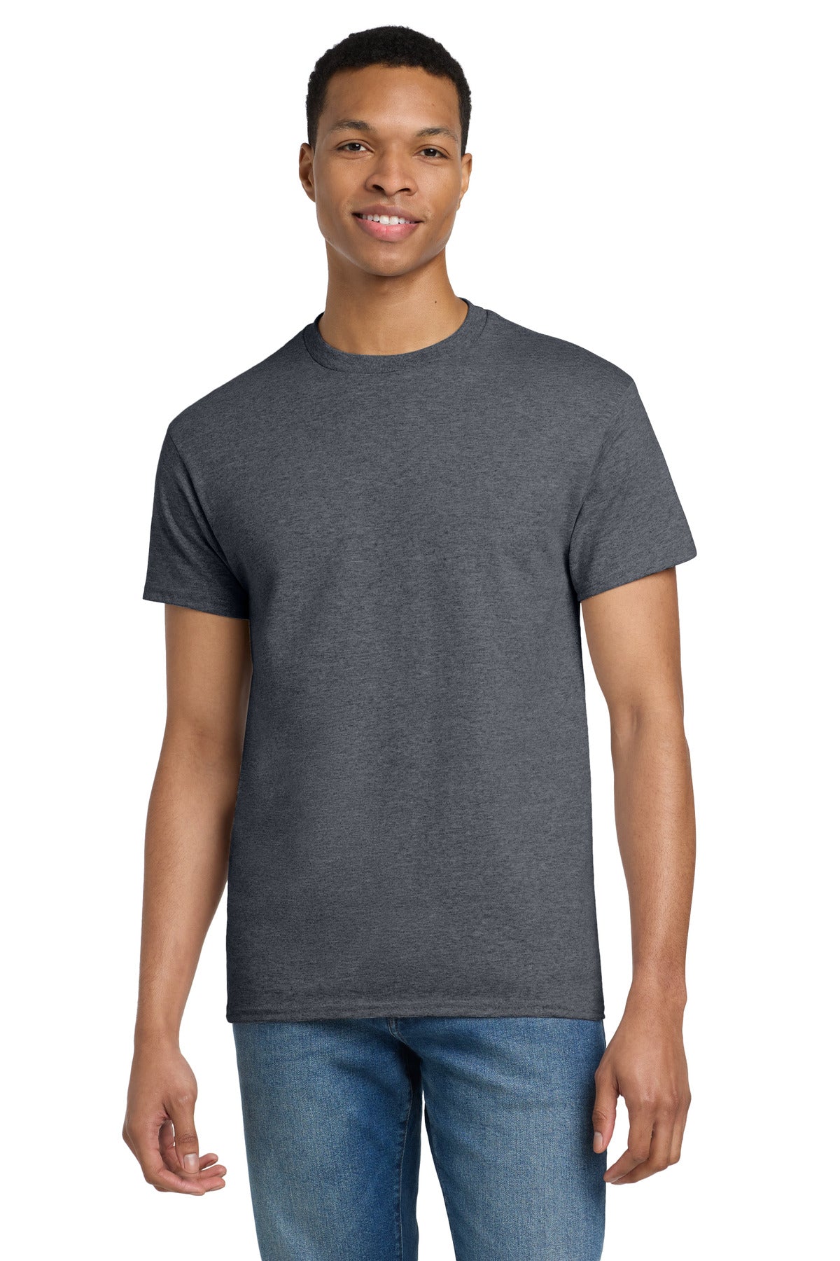 Custom Dark Heather Ultra Cotton Cotton Tee 2000, personalized by SanCanDo Swag in Argyle, TX
