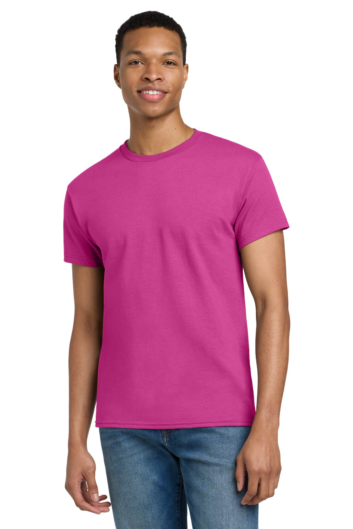 Custom Heliconia Ultra Cotton Cotton Tee 2000, personalized by SanCanDo Swag in Argyle, TX