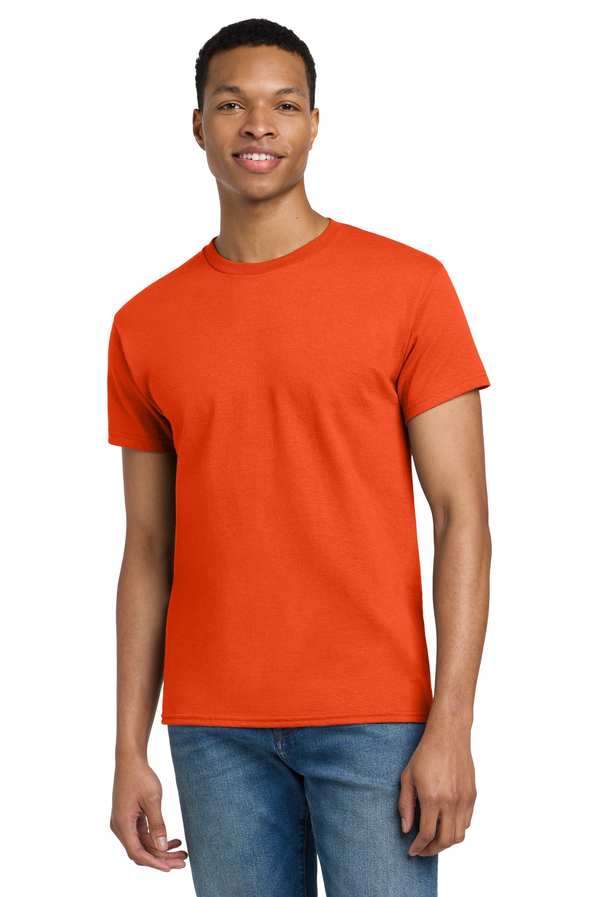 Custom Orange Ultra Cotton Cotton Tee 2000, personalized by SanCanDo Swag in Argyle, TX