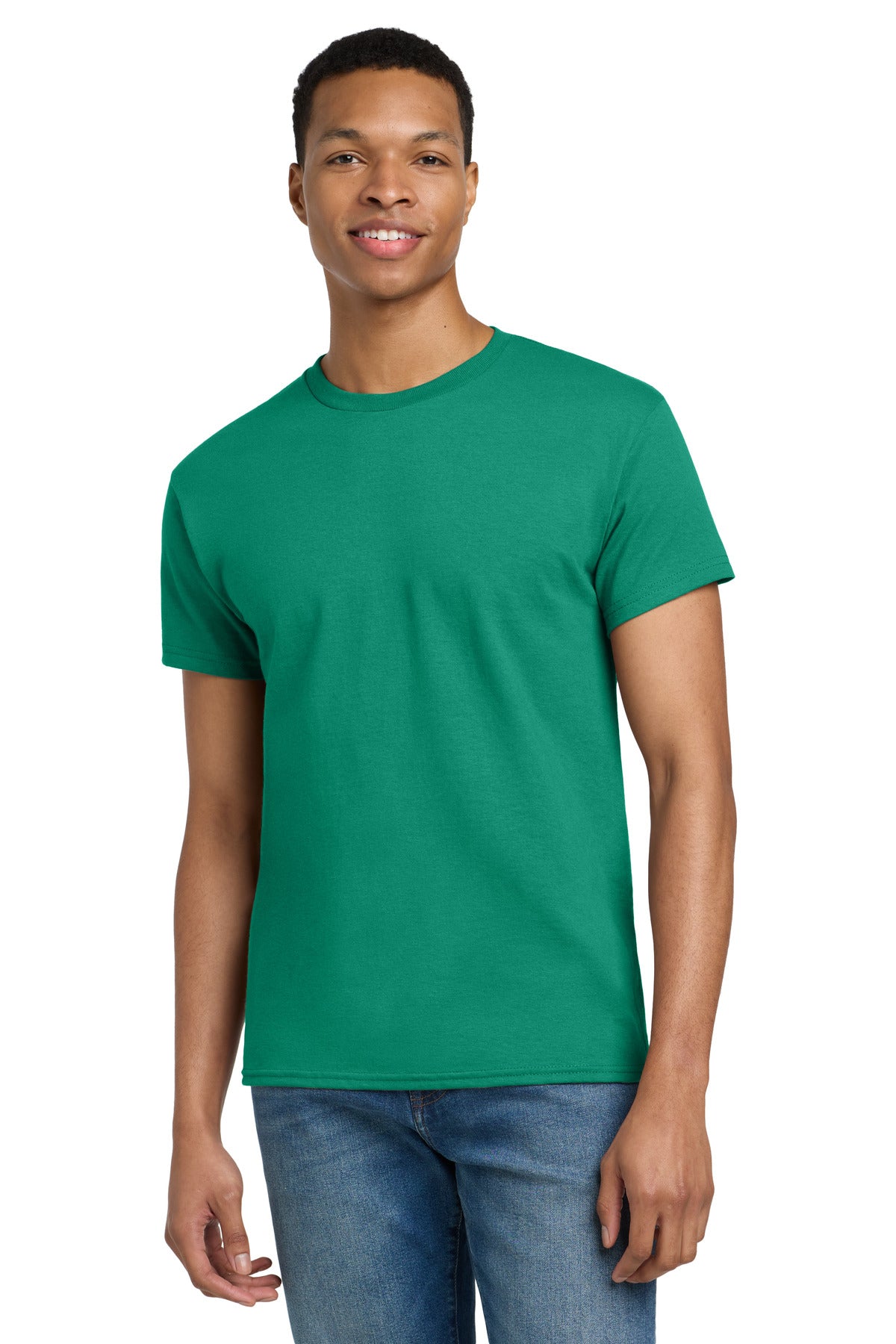 Custom Kelly Green Ultra Cotton Cotton Tee 2000, personalized by SanCanDo Swag in Argyle, TX
