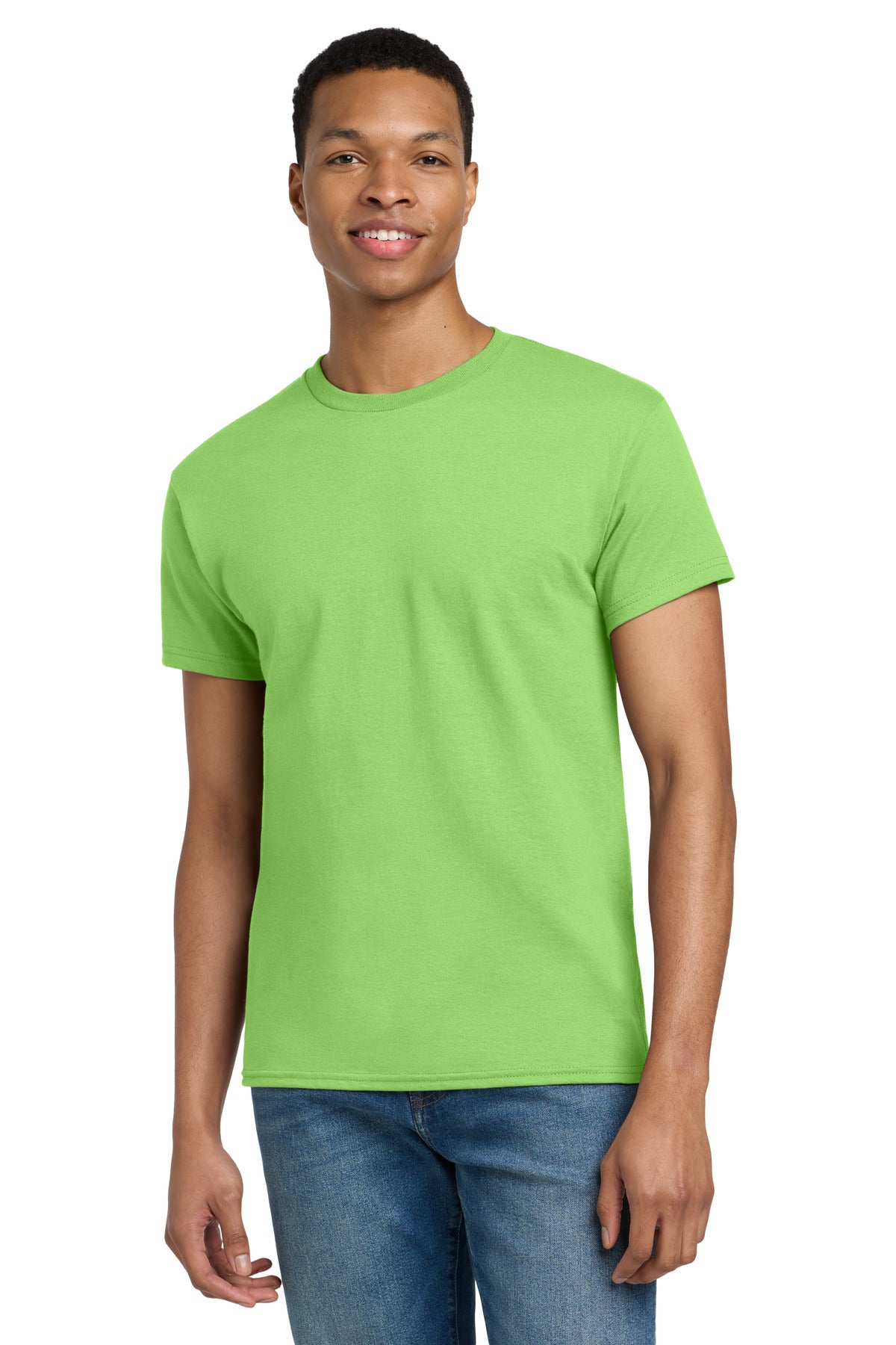 Custom Lime Ultra Cotton Cotton Tee 2000, personalized by SanCanDo Swag in Argyle, TX