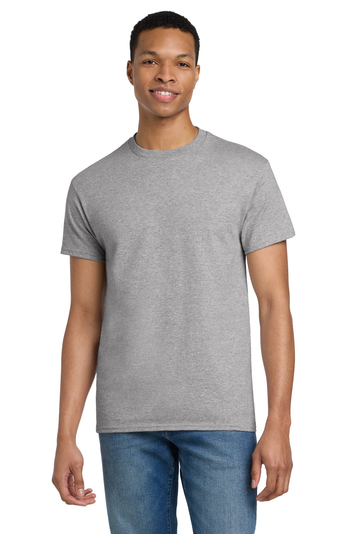 Custom Sport Grey Ultra Cotton Cotton Tee 2000, personalized by SanCanDo Swag in Argyle, TX