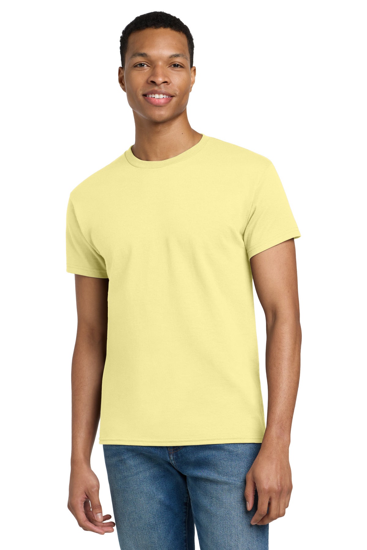 Custom Cornsilk Ultra Cotton Cotton Tee 2000, personalized by SanCanDo Swag in Argyle, TX