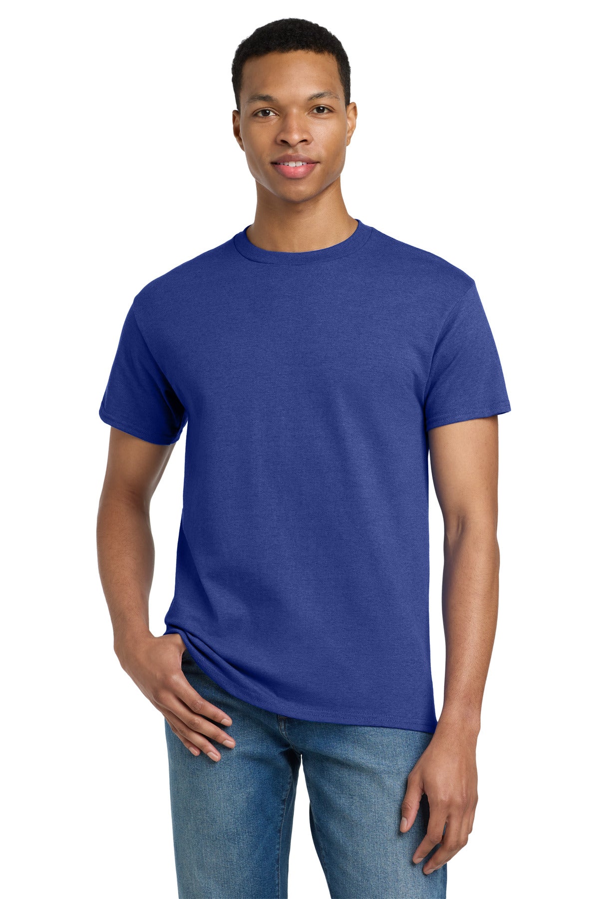 Custom Antique Royal Ultra Cotton Cotton Tee 2000, personalized by SanCanDo Swag in Argyle, TX