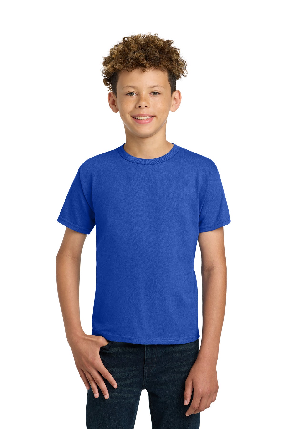 Custom Royal Youth Ultra Cotton100% US Cotton Tee 2000B, personalized by SanCanDo Swag in Argyle, TX